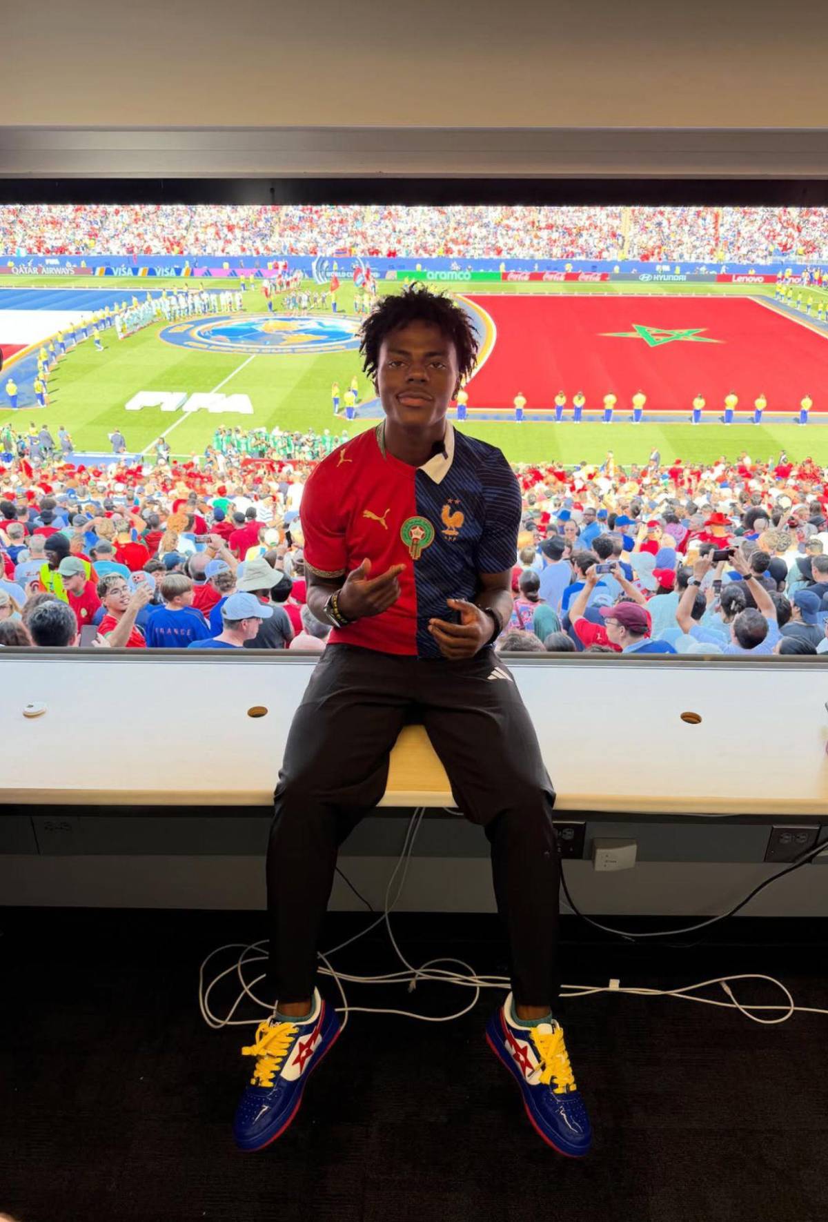 Así es IShowSpeed, el creador de contenido que actuó en la final del Mundial