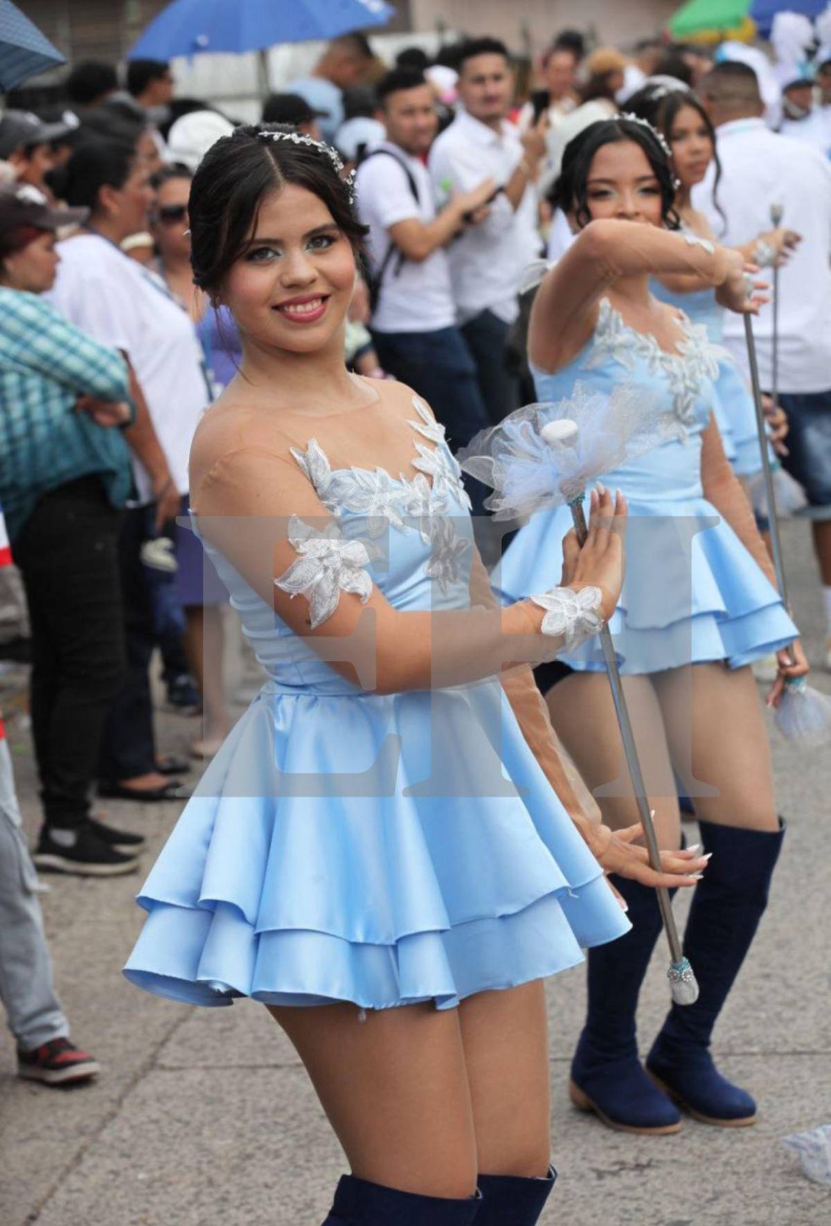 Las palillonas con los rostros más hermosos en los desfiles del 15 de septiembre en Tegucigalpa
