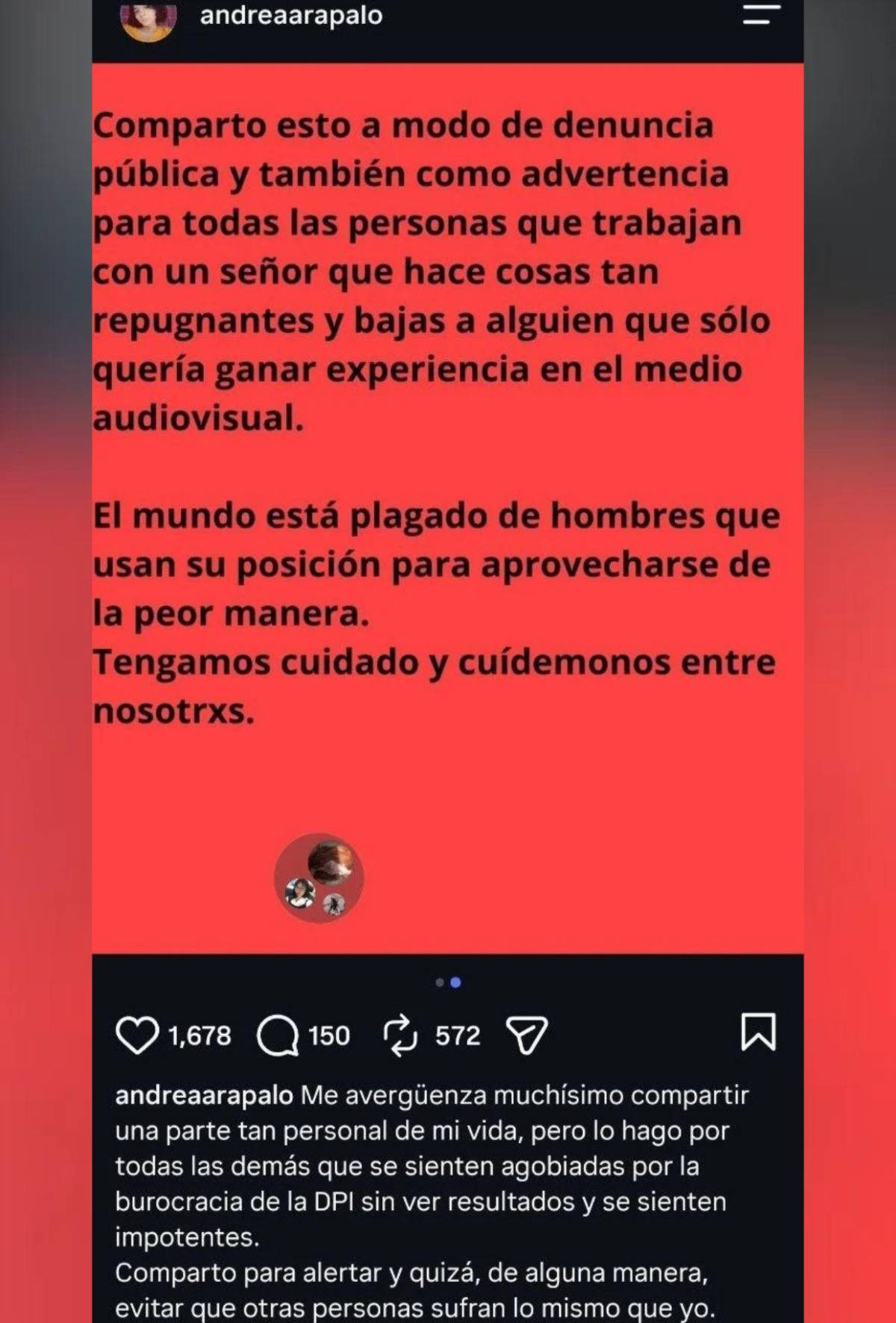 ¿Quién es Boris Lara, el cineasta hondureño acusado de abuso sexual?
