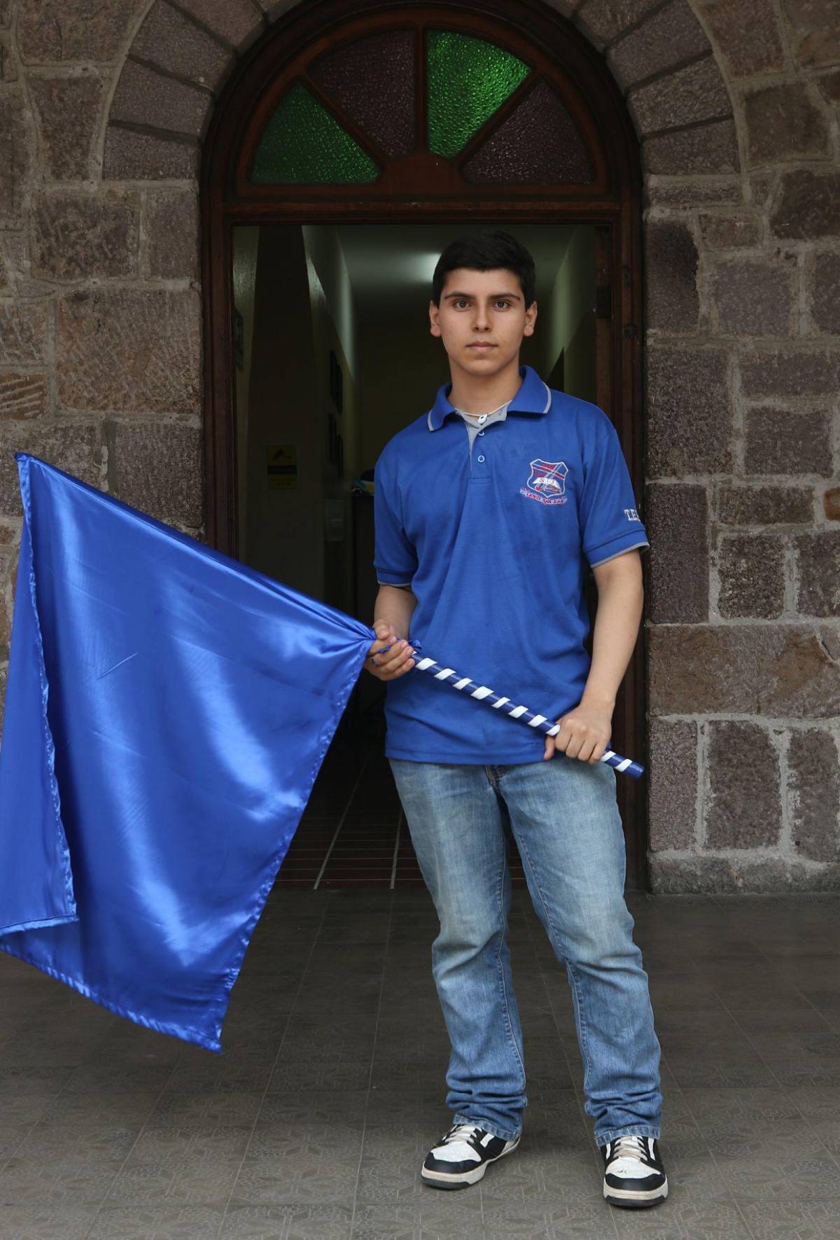 Instituto Liceo San Juan incorpora cuadro artístico 'Color Guard' en los desfiles patrios