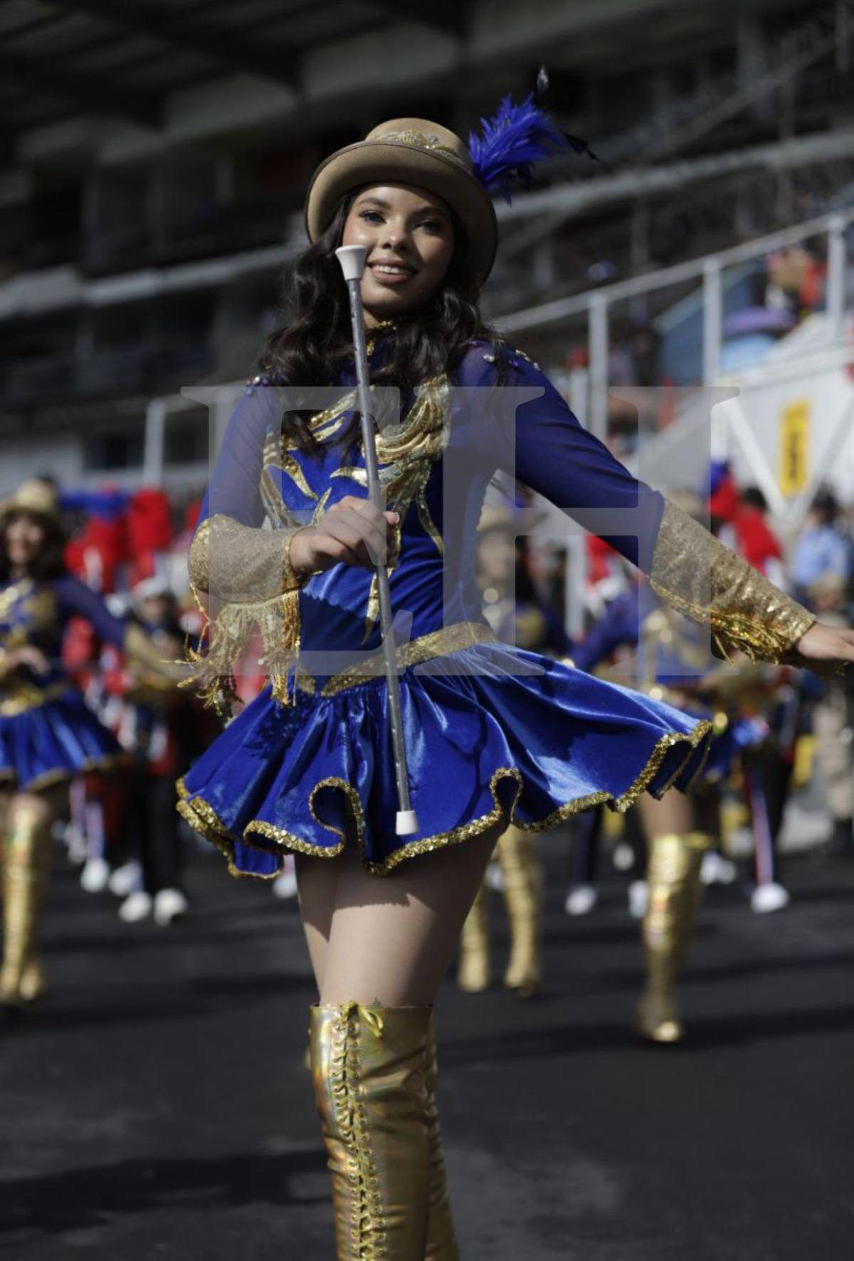 Las palillonas con los rostros más hermosos en los desfiles del 15 de septiembre en Tegucigalpa