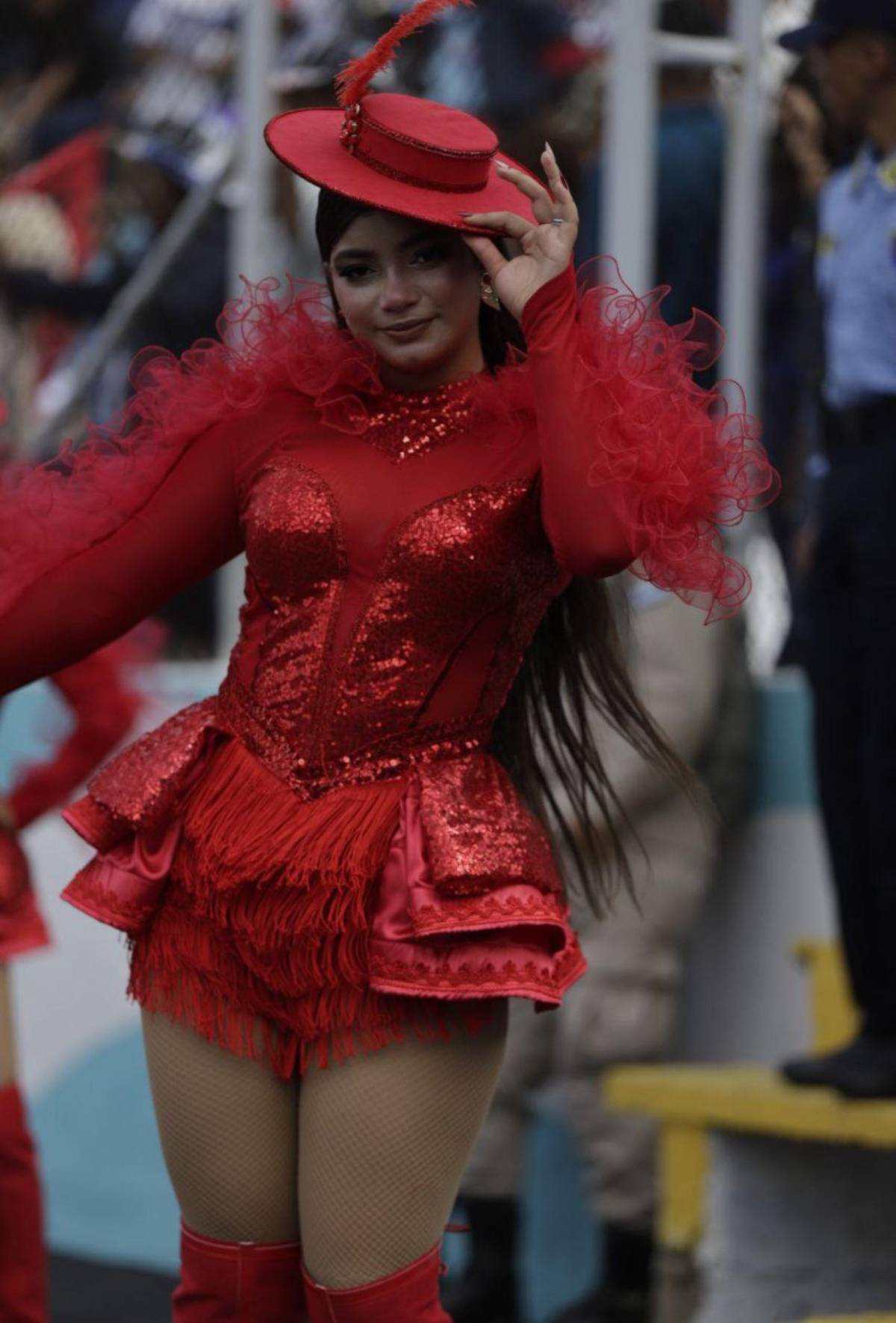 Saylin Bonilla, del Vuelo de Águila, se roba las miradas en el Estadio Nacional