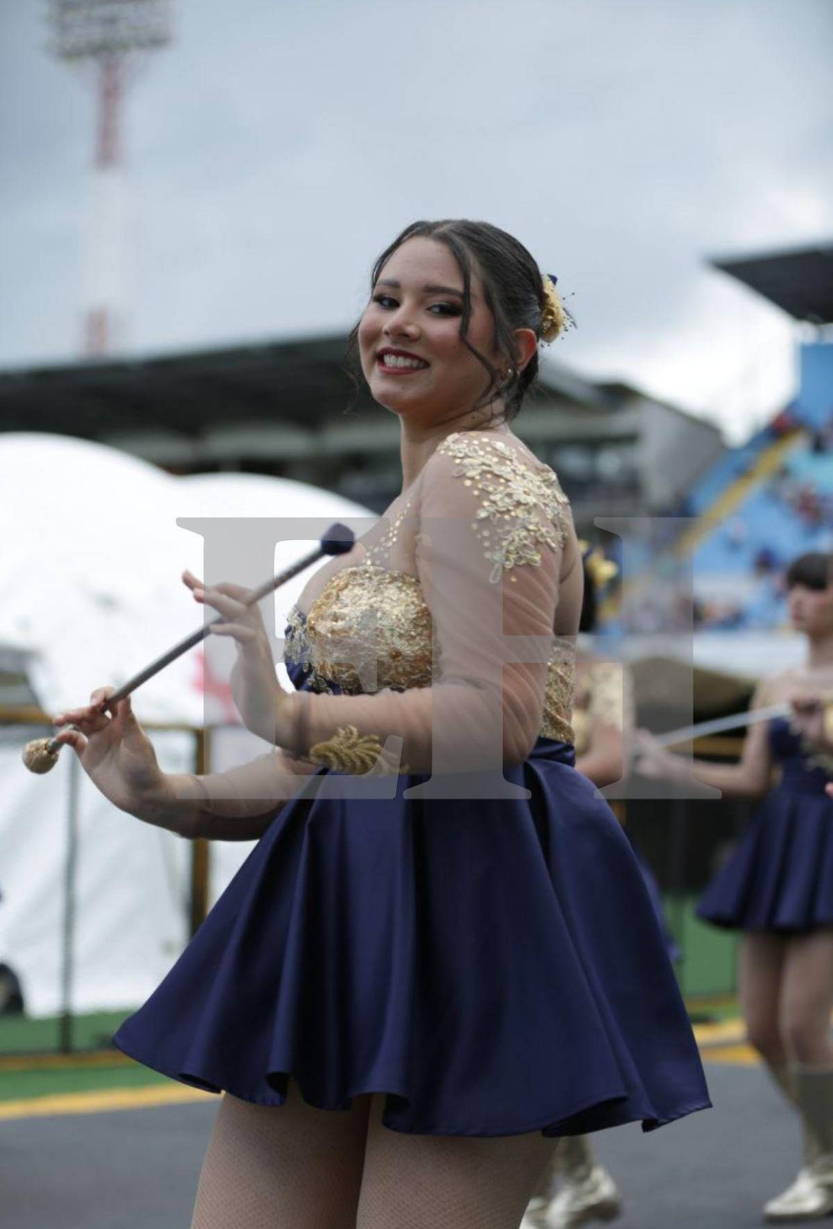 Las palillonas con los rostros más hermosos en los desfiles del 15 de septiembre en Tegucigalpa