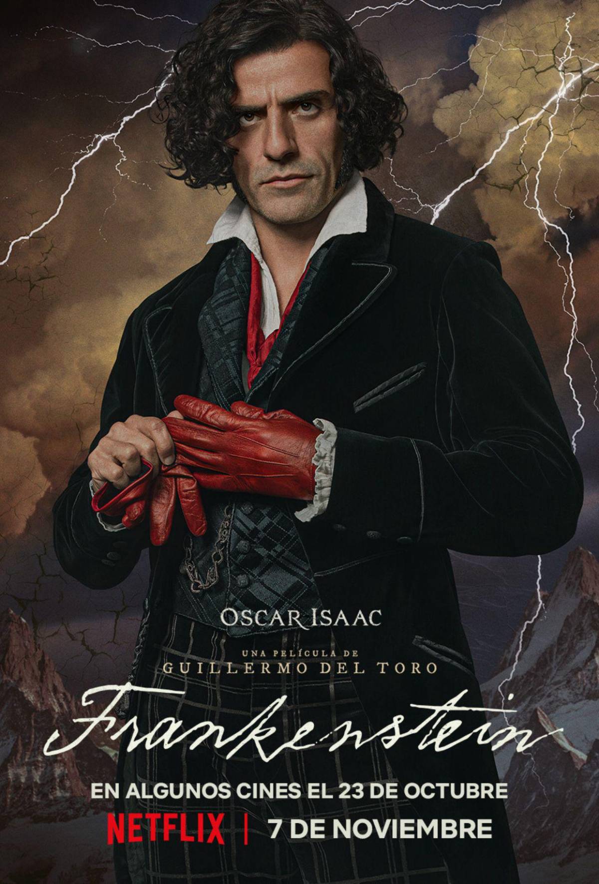 Frankenstein se acerca: Netflix publica nuevos posters oficiales