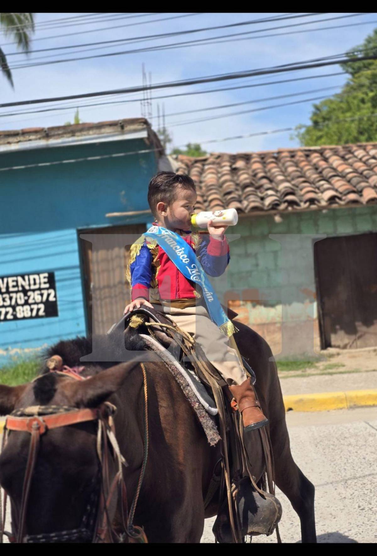 Así luce ahora Daniel Andrés Castañeda, niño que causó ternura en desfiles en El Triunfo, Choluteca, en 2024