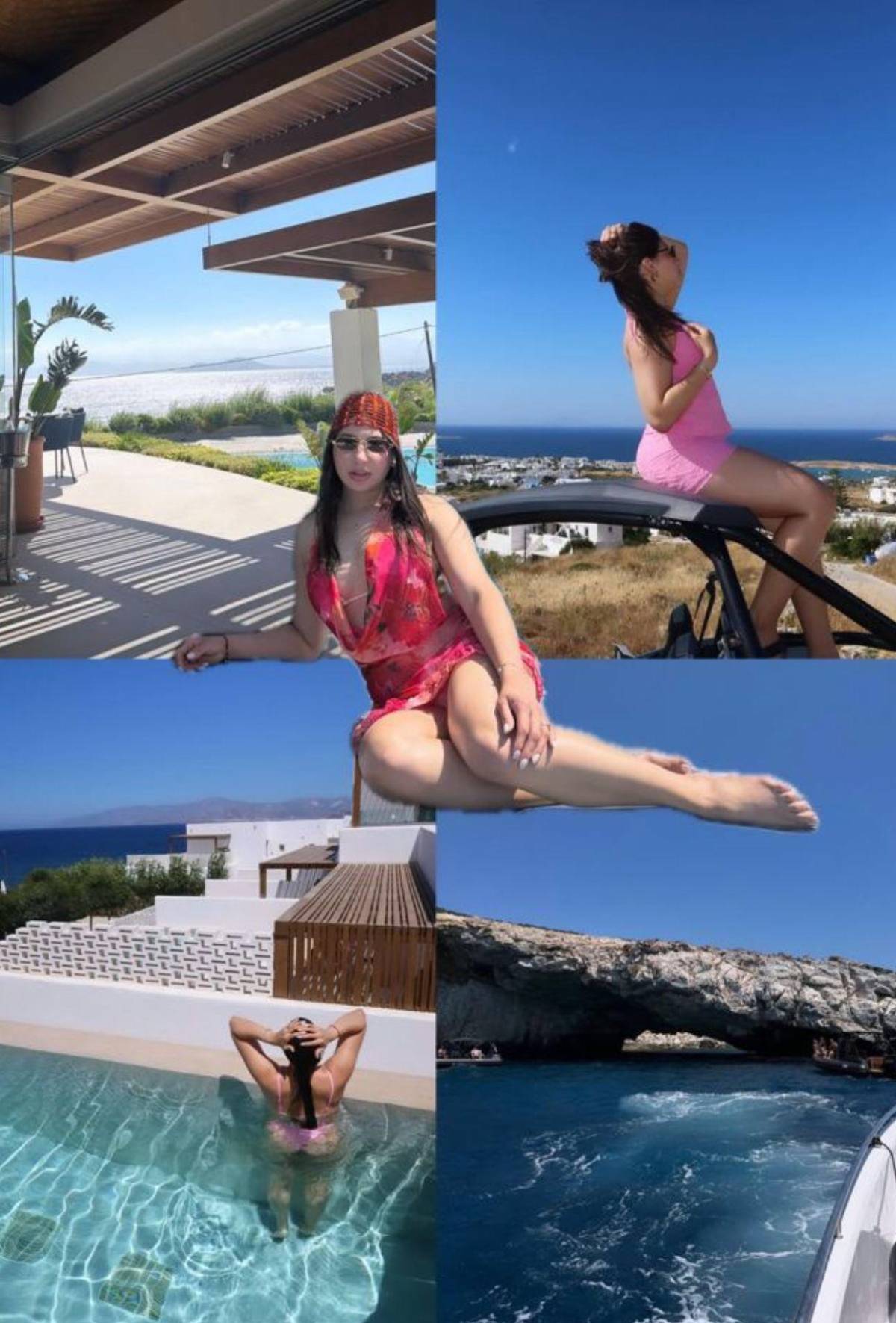 Así son las paradisíacas vacaciones de Luis Palma y su bella esposa en Grecia