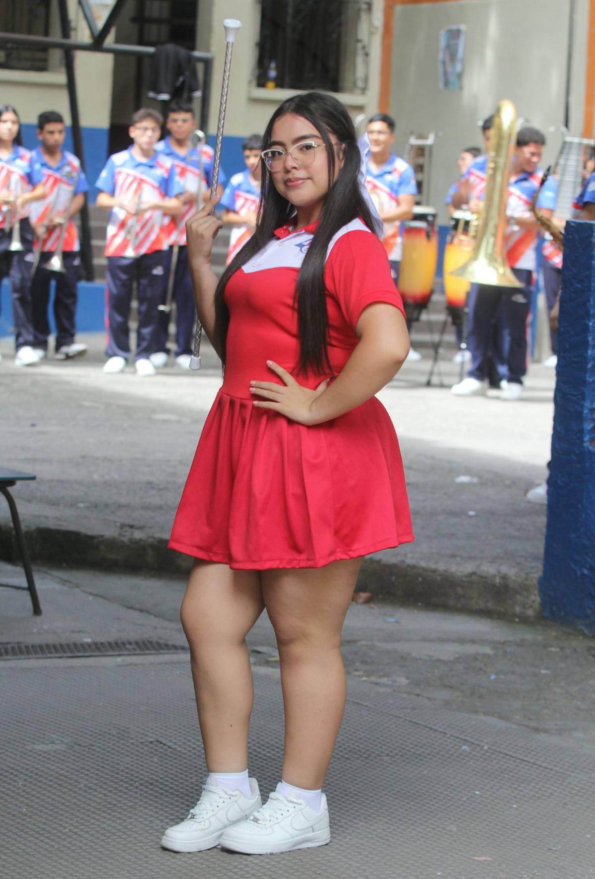 ¿Cómo está integrado el cuadro de palillonas del Liceo San Juan para los desfiles 2025?