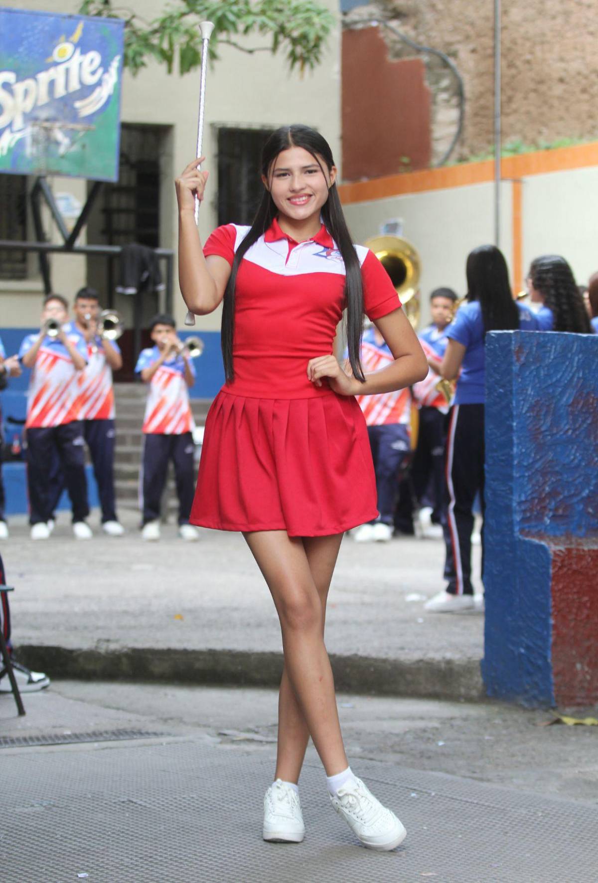 ¿Cómo está integrado el cuadro de palillonas del Liceo San Juan para los desfiles 2025?