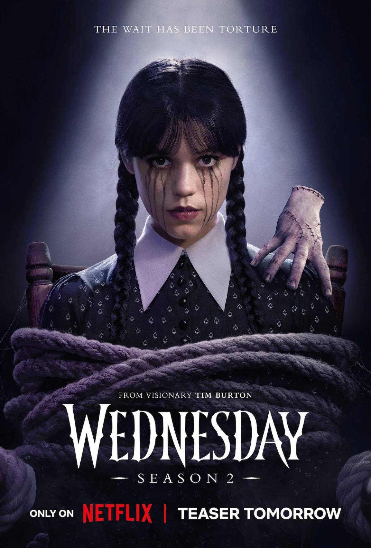 Así lució Jenna Ortega en la premier mundial de Wednesday 2