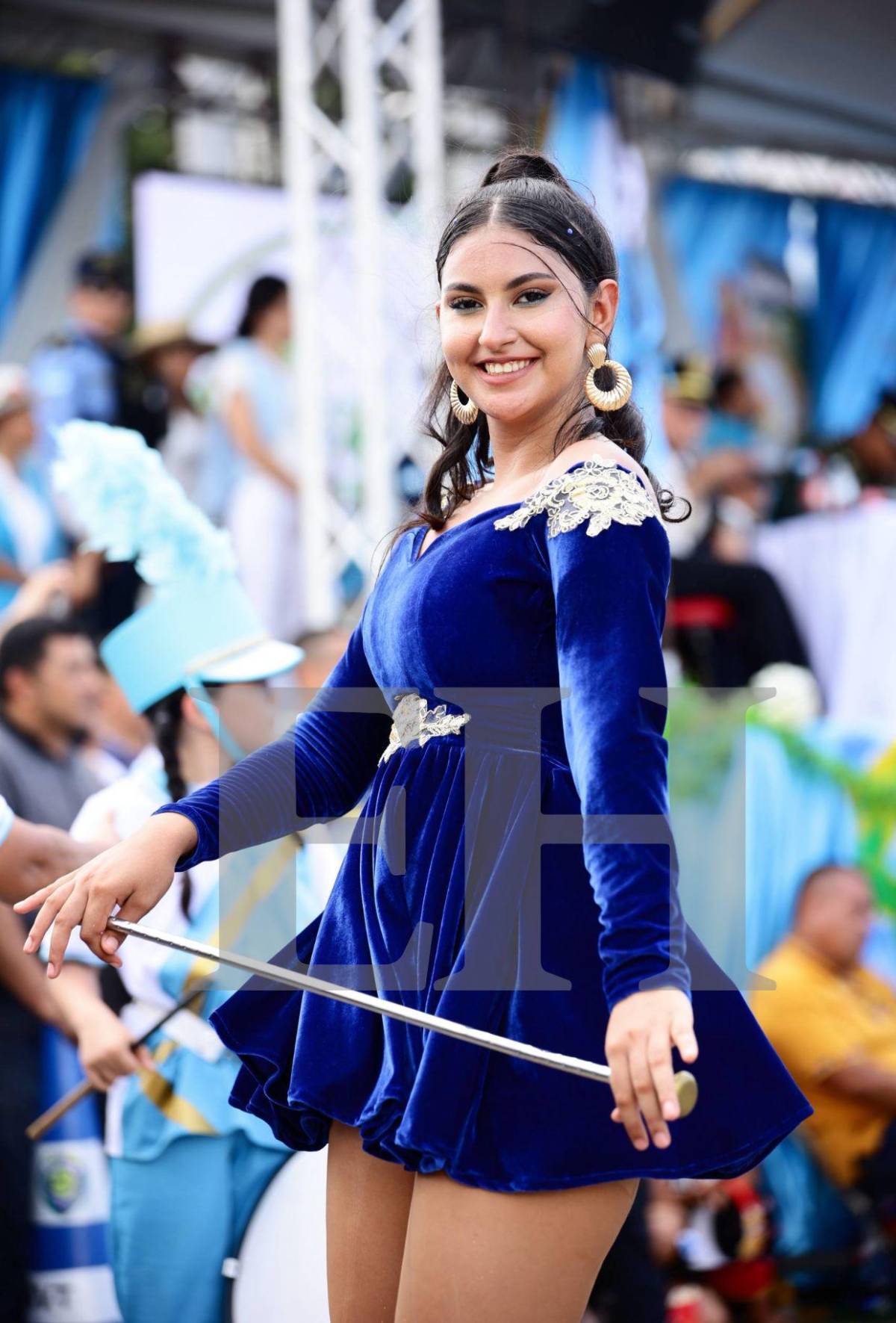 Las palillonas más bellas de los desfiles en San Pedro Sula este 2025