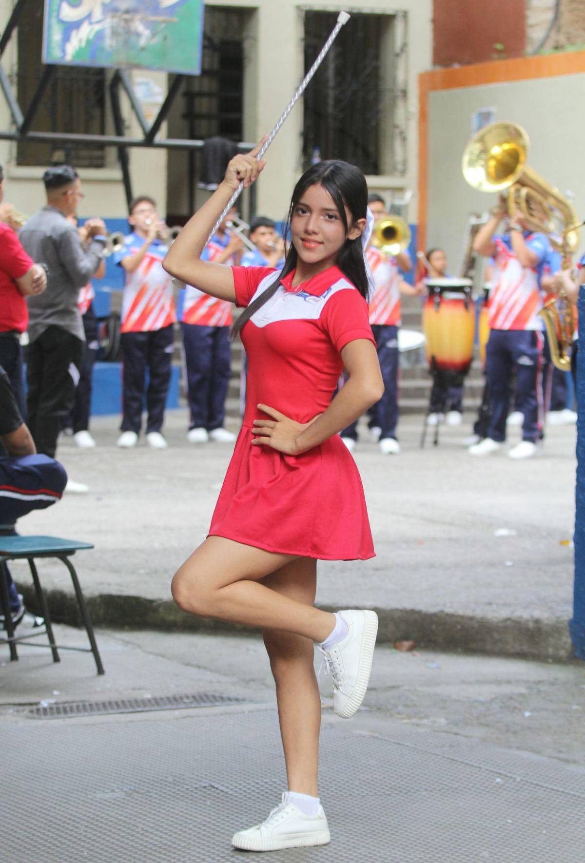 ¿Cómo está integrado el cuadro de palillonas del Liceo San Juan para los desfiles 2025?