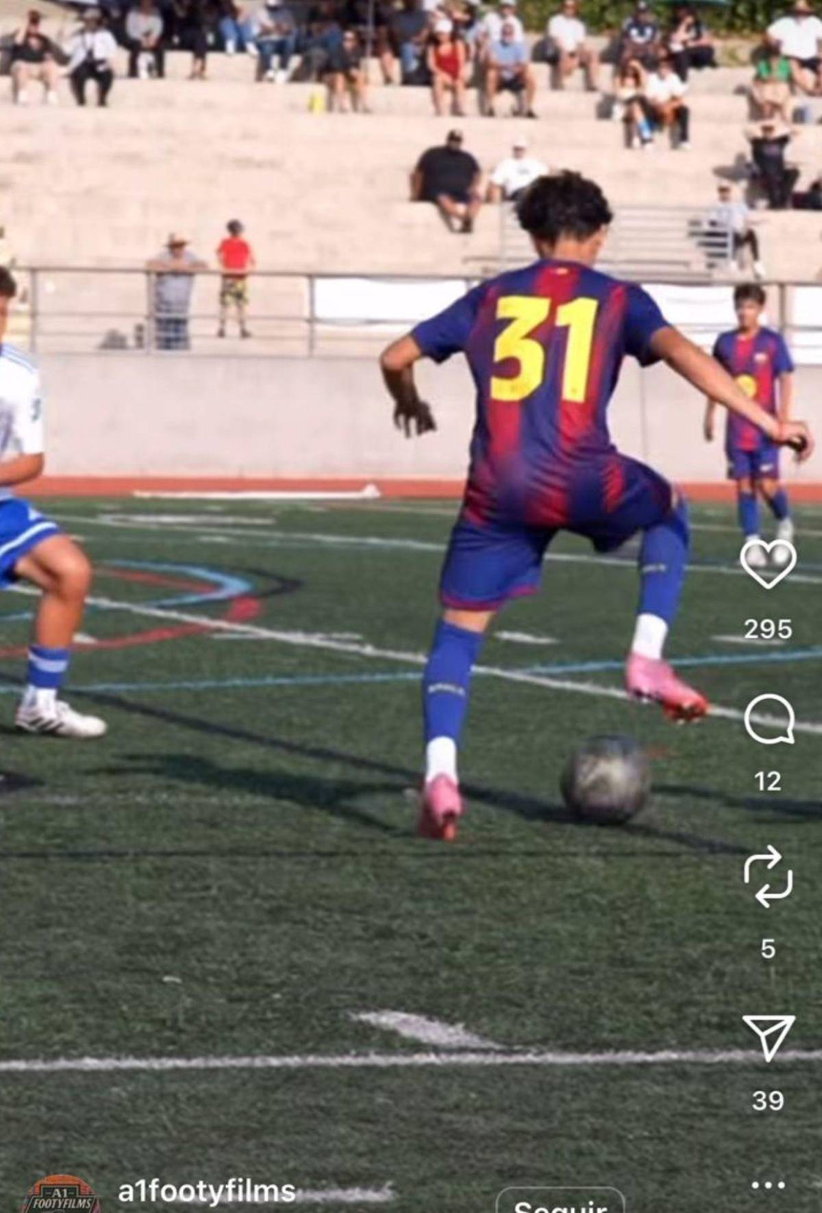 EE UU le roba a Honduras una joyita catracha que juega en la academia del Barcelona