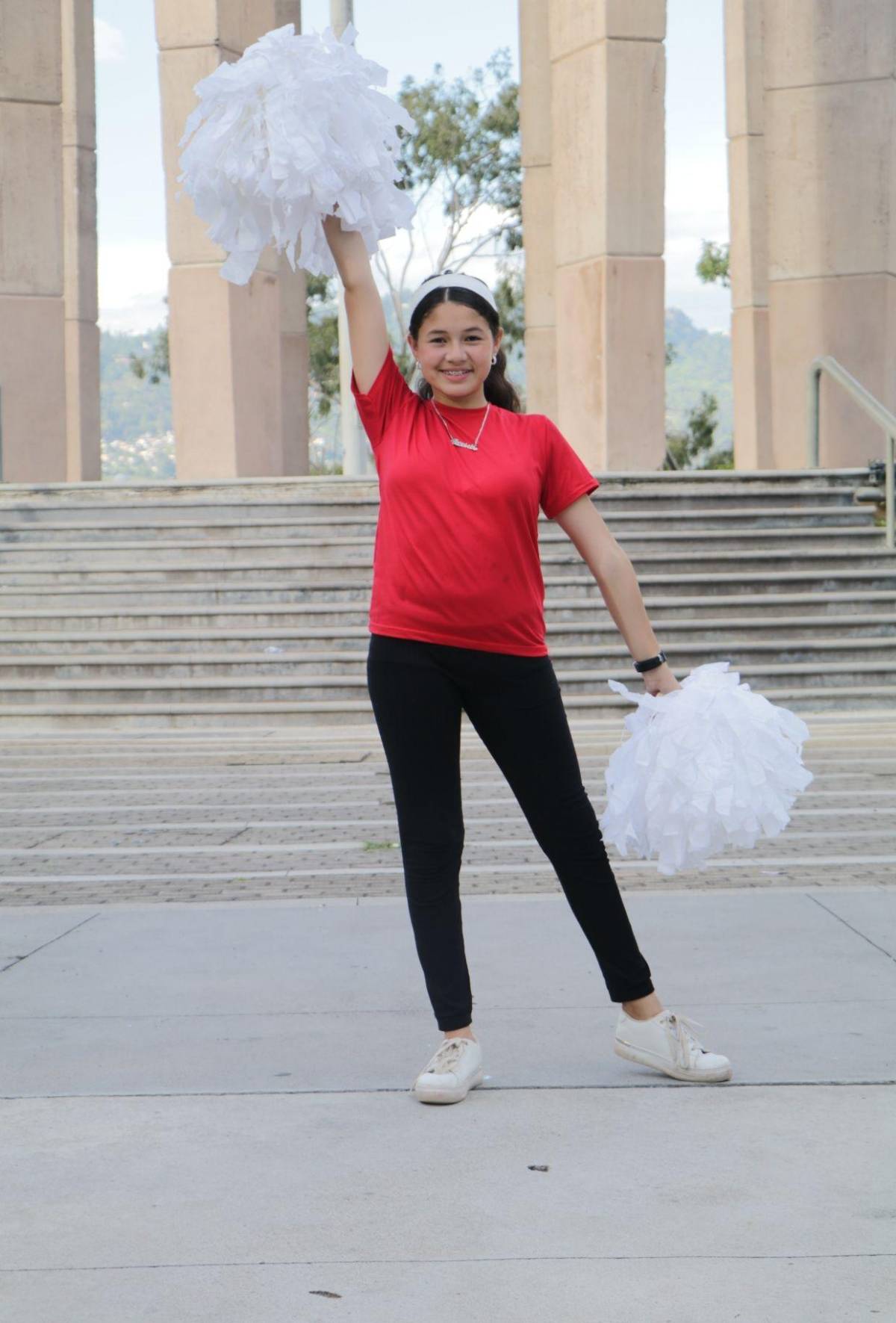 Las coreoagrafías de las pomponeras del Yave Nissi poseen dinamismo y alegría