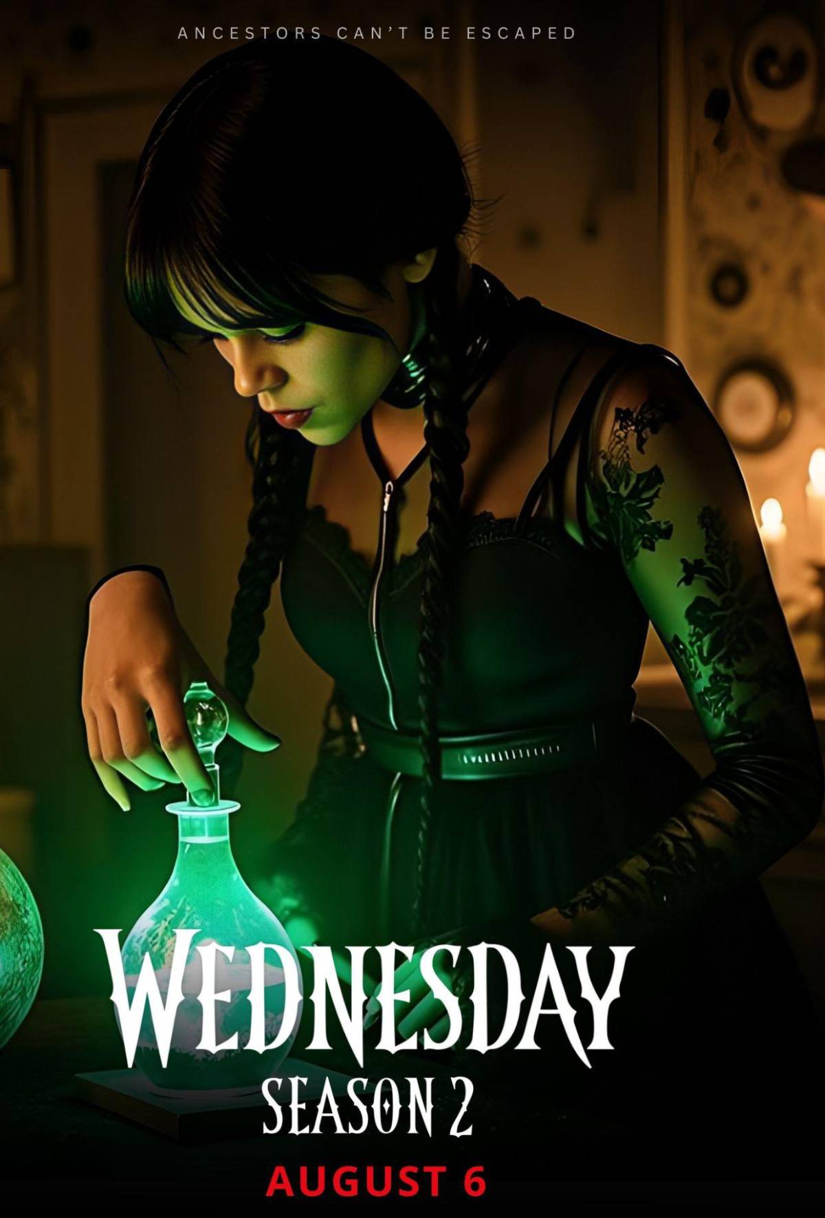 Así lució Jenna Ortega en la premier mundial de Wednesday 2