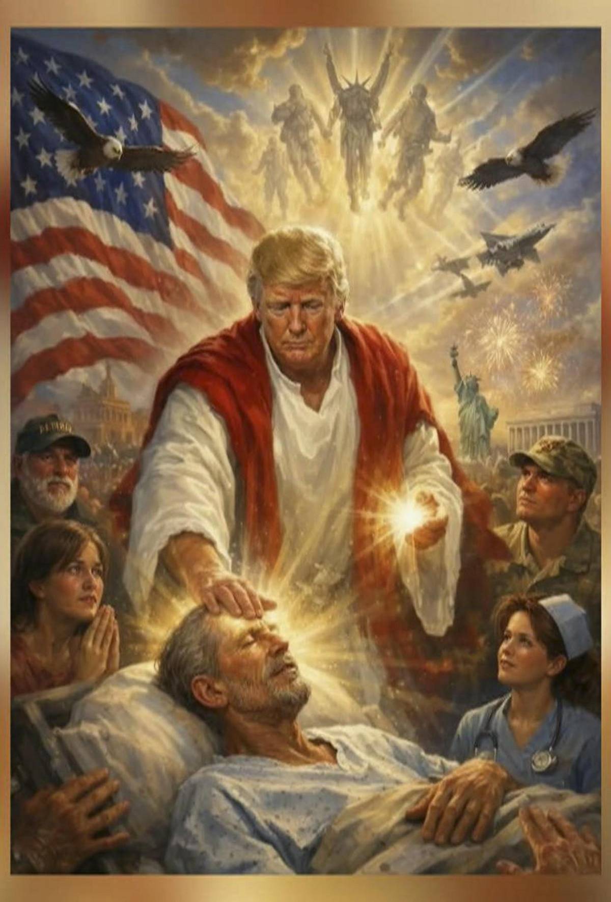 Trump y su abuso de la IA: de Jesucristo a Superman y el Papa, las imágenes que desatan polémica global