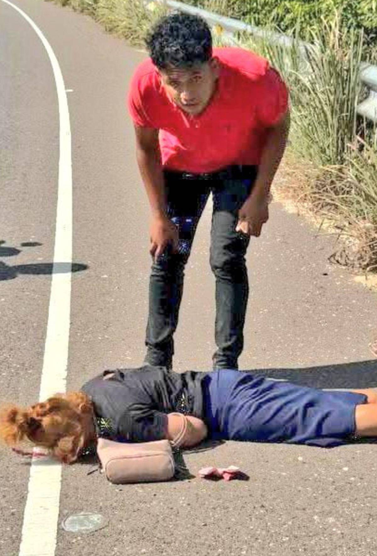 Fémina es empujada por ayudante de bus en Choluteca cuando bajaba y queda en estado grave