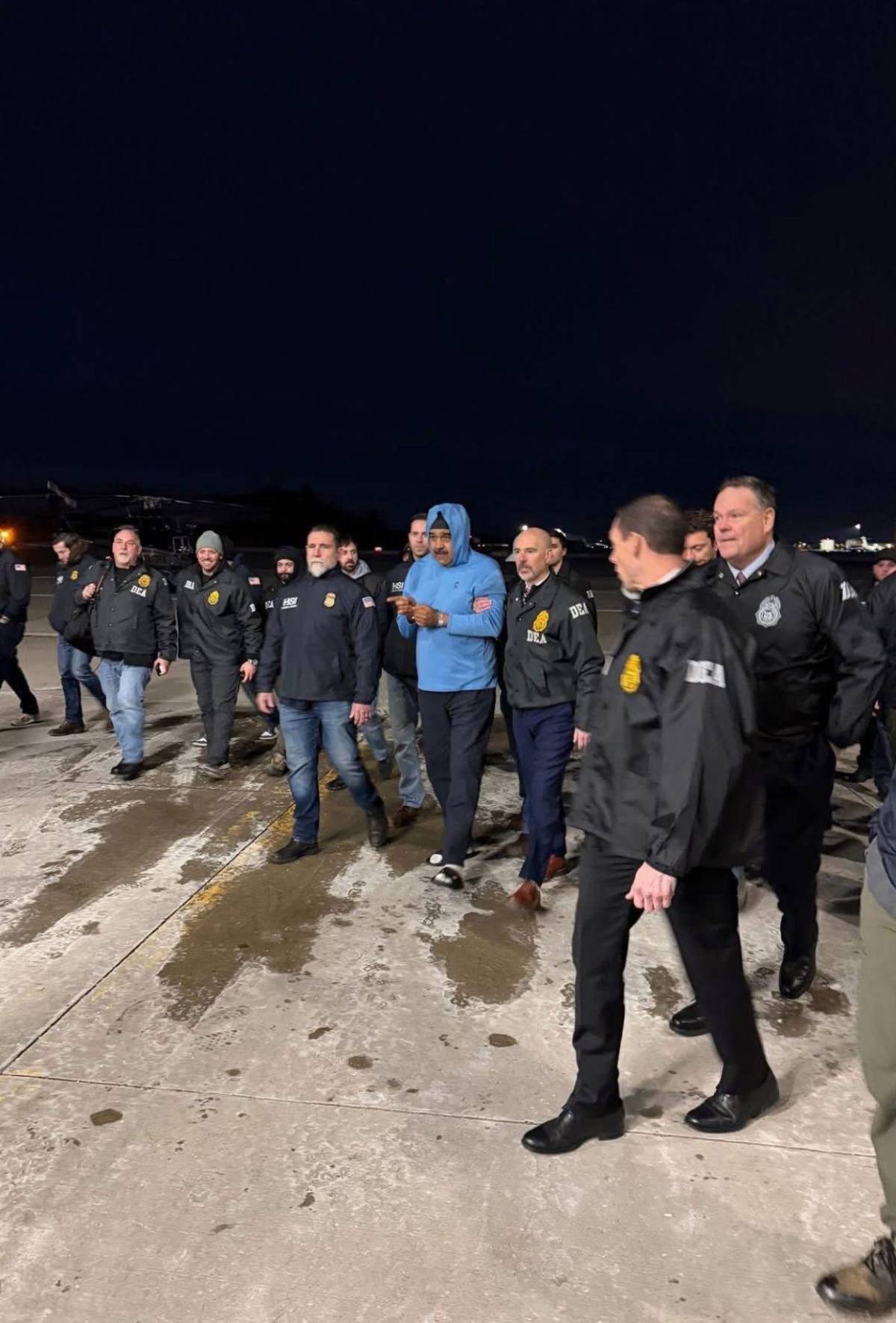 Las primeras palabras de Nicolás Maduro al llegar a NY tras ser capturado por EE UU