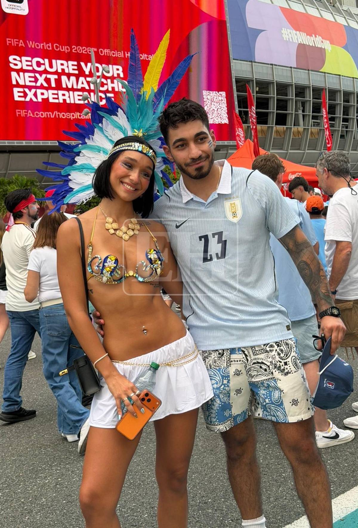 Optimismo entre hinchas de Uruguay que esperan celebrar un triunfo ante Arabia Saudí