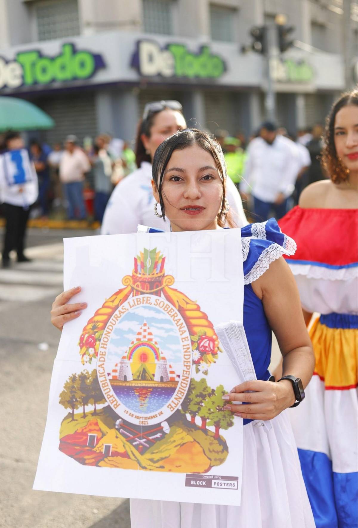 Ambiente festivo y patriótico en San Pedro Sula por aniversario de independencia de Honduras