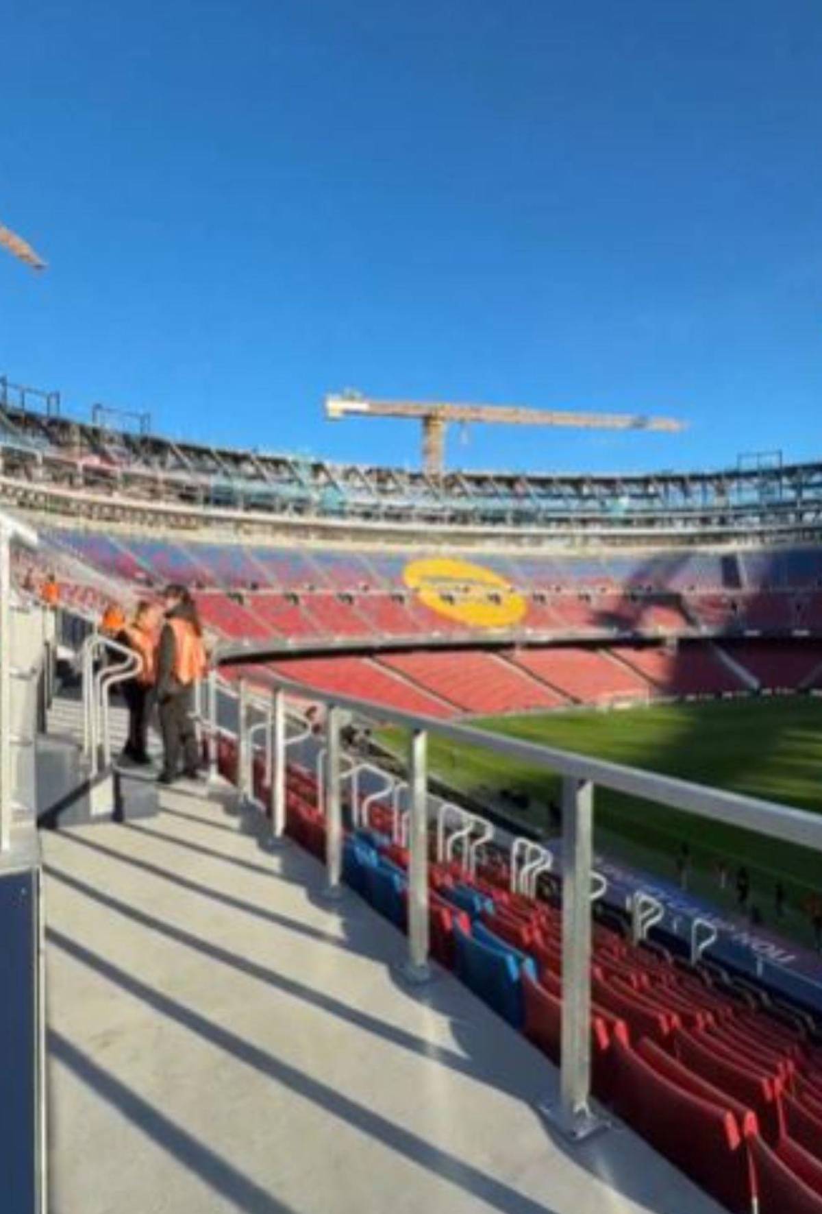 ¡Una belleza! Así está quedando el estadio Camp Nou del Barcelona con su remodelación