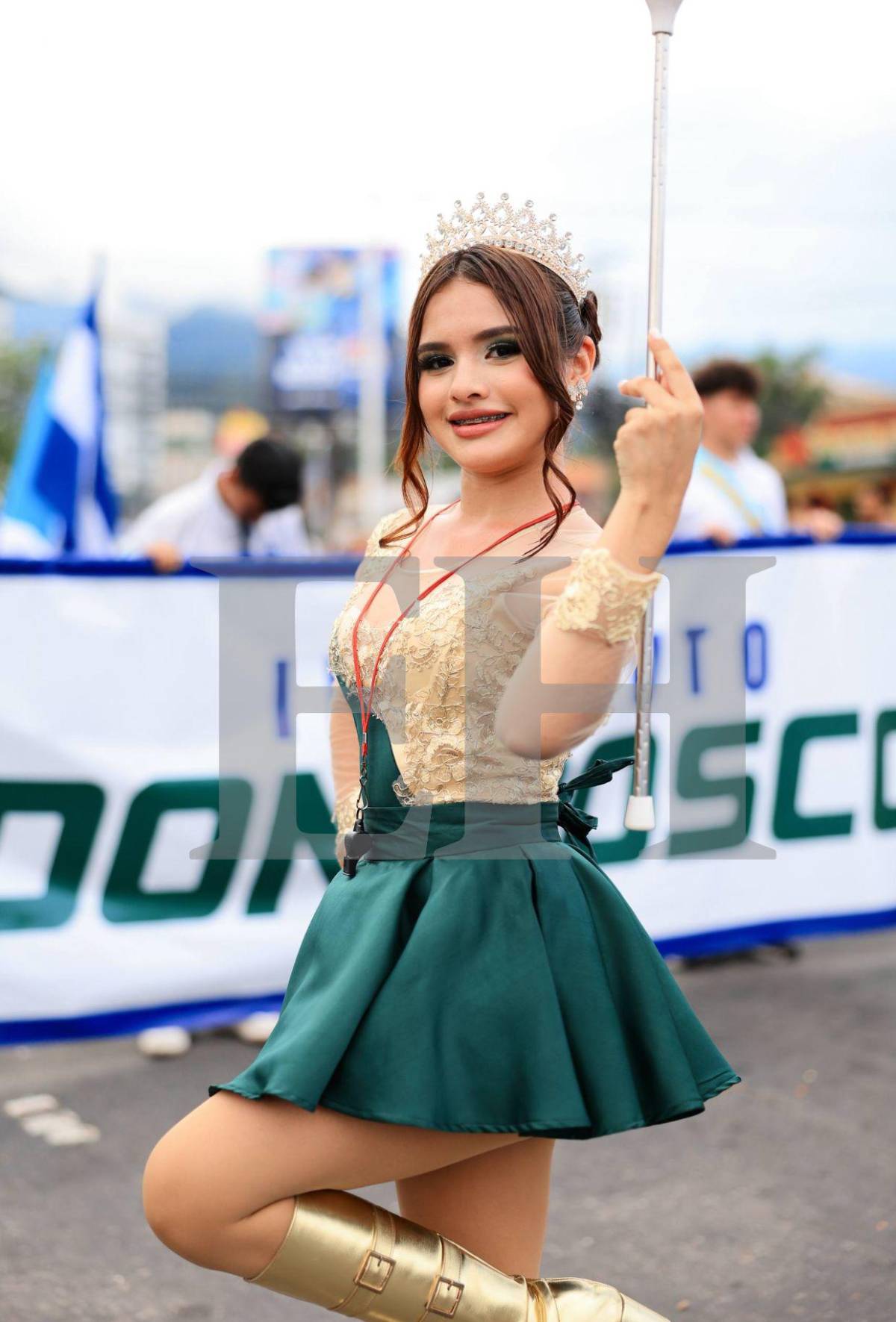 Las palillonas más bellas de los desfiles en San Pedro Sula este 2025