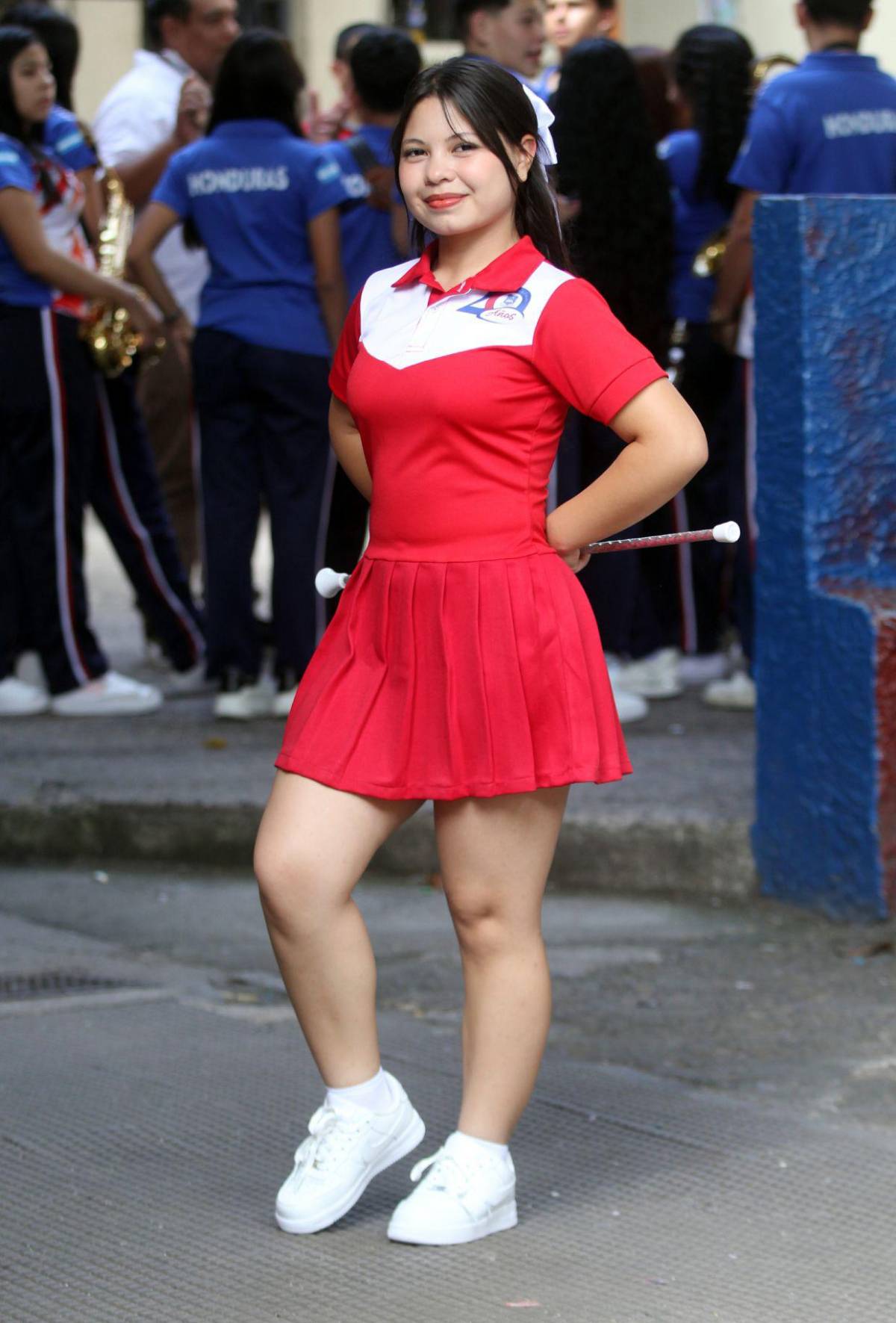 ¿Cómo está integrado el cuadro de palillonas del Liceo San Juan para los desfiles 2025?