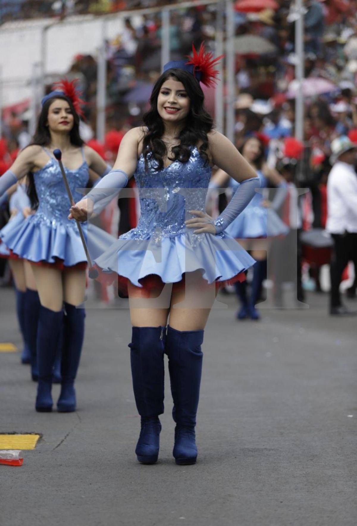 Las palillonas con los rostros más hermosos en los desfiles del 15 de septiembre en Tegucigalpa