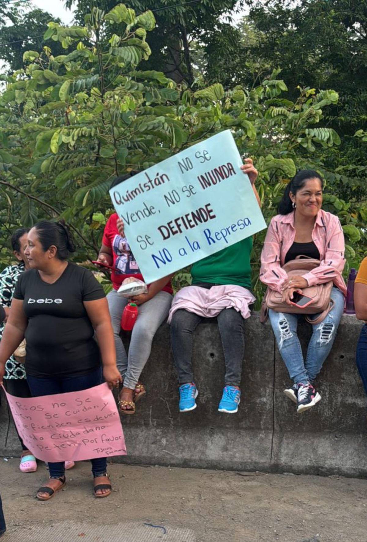 “Quimistán no se vende”: Continúan las protestas contra represa El Tablón