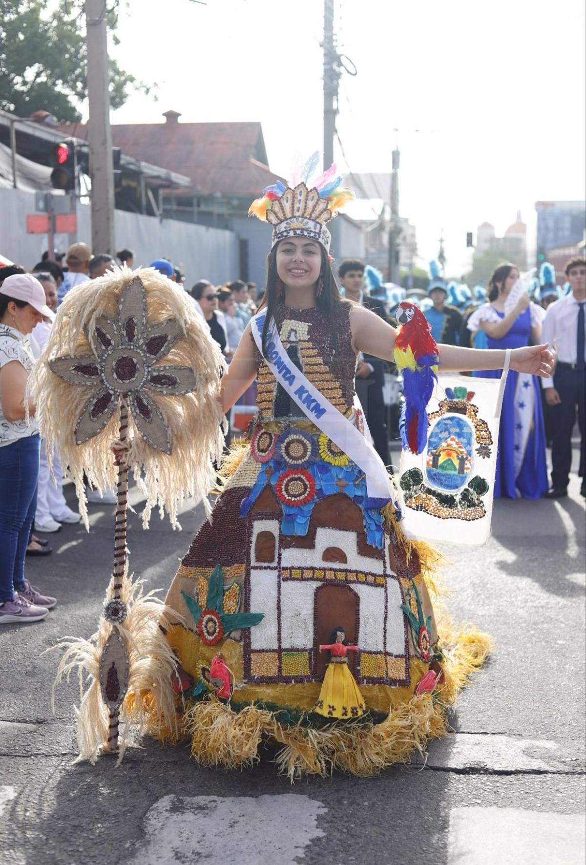 Ambiente festivo y patriótico en San Pedro Sula por aniversario de independencia de Honduras