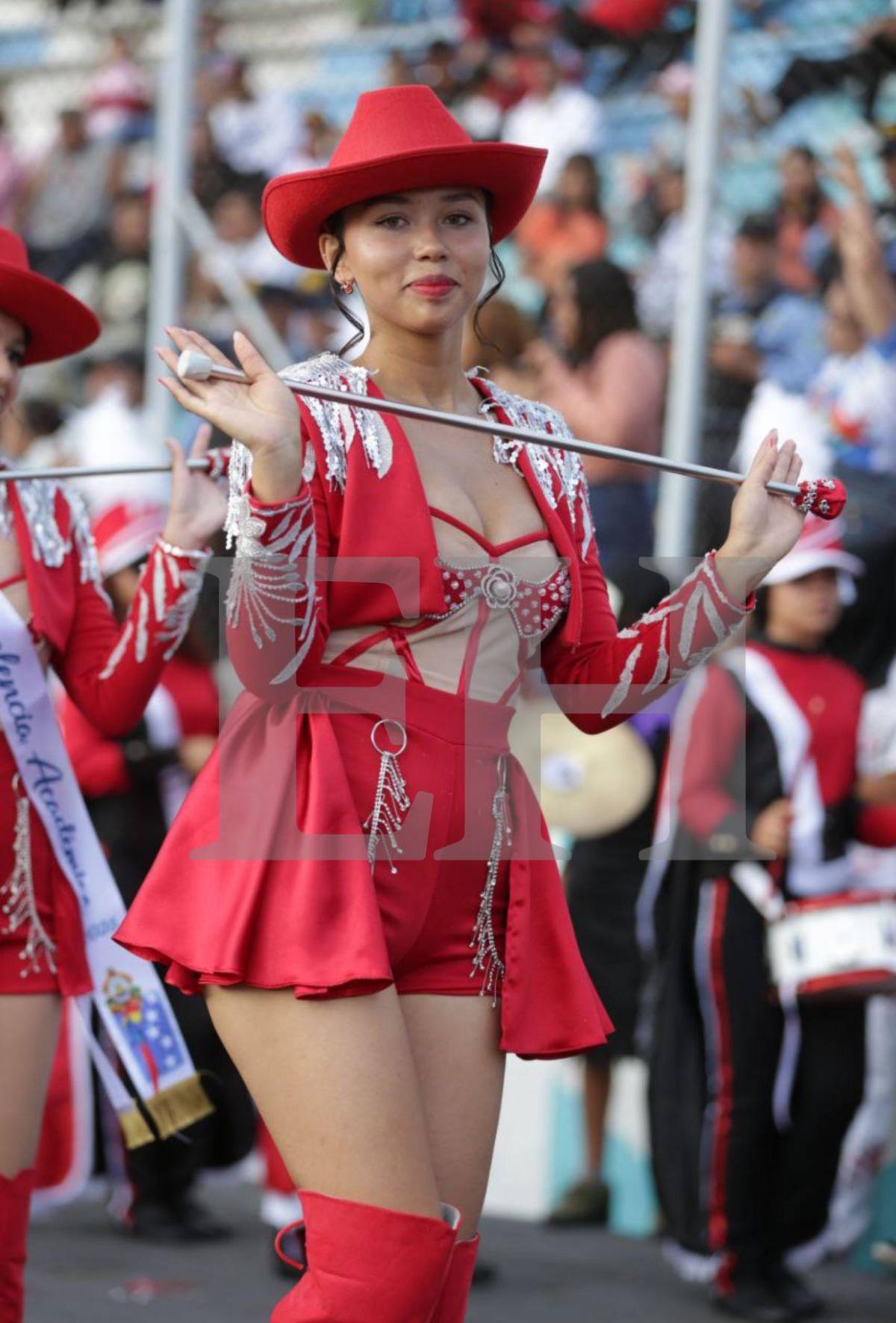 Las palillonas con los rostros más hermosos en los desfiles del 15 de septiembre en Tegucigalpa