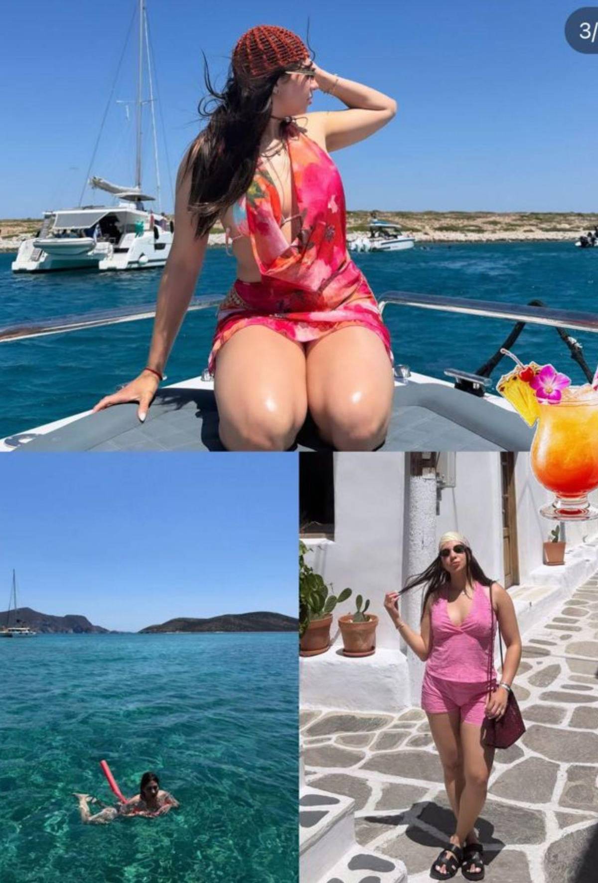 Así son las paradisíacas vacaciones de Luis Palma y su bella esposa en Grecia