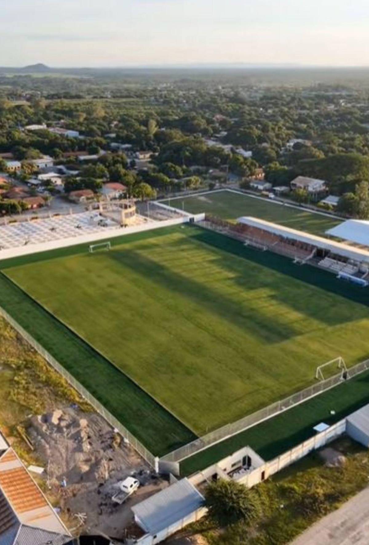 Así está quedando el estadio Fausto Flores Lagos de Choluteca con su remodelación