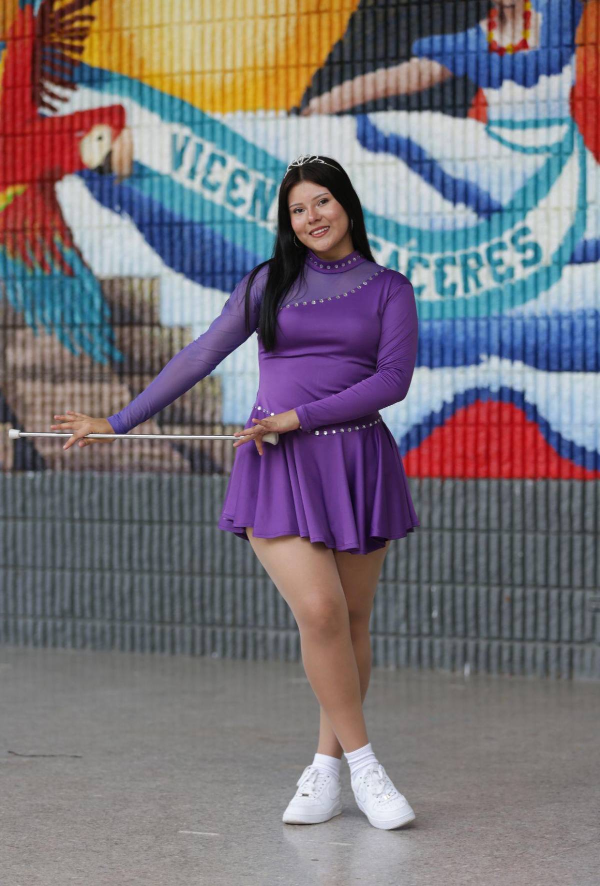 Palillonas del Central Vicente Cáceres se preparan para deslumbrar el 15 de septiembre