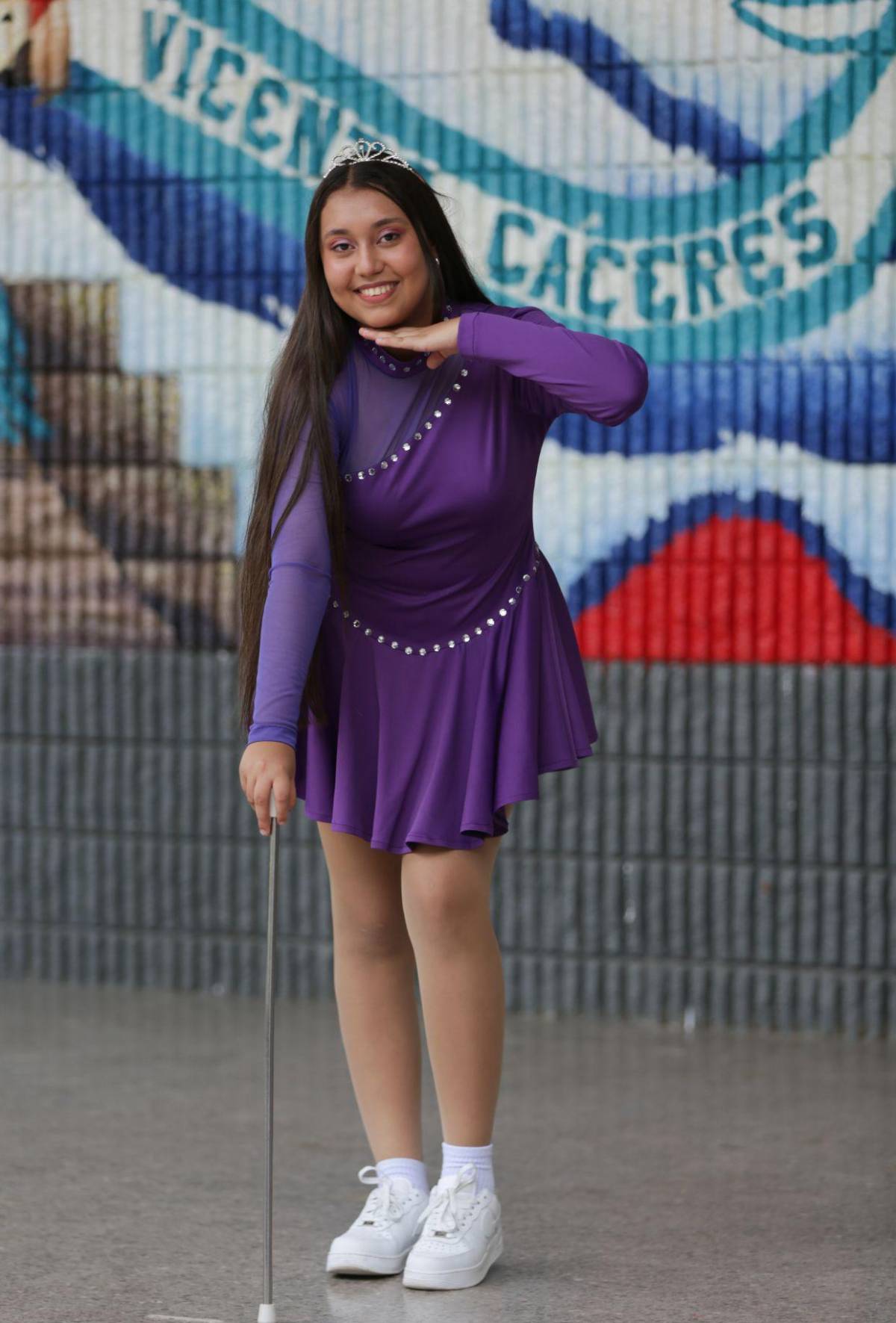 Palillonas del Central Vicente Cáceres se preparan para deslumbrar el 15 de septiembre