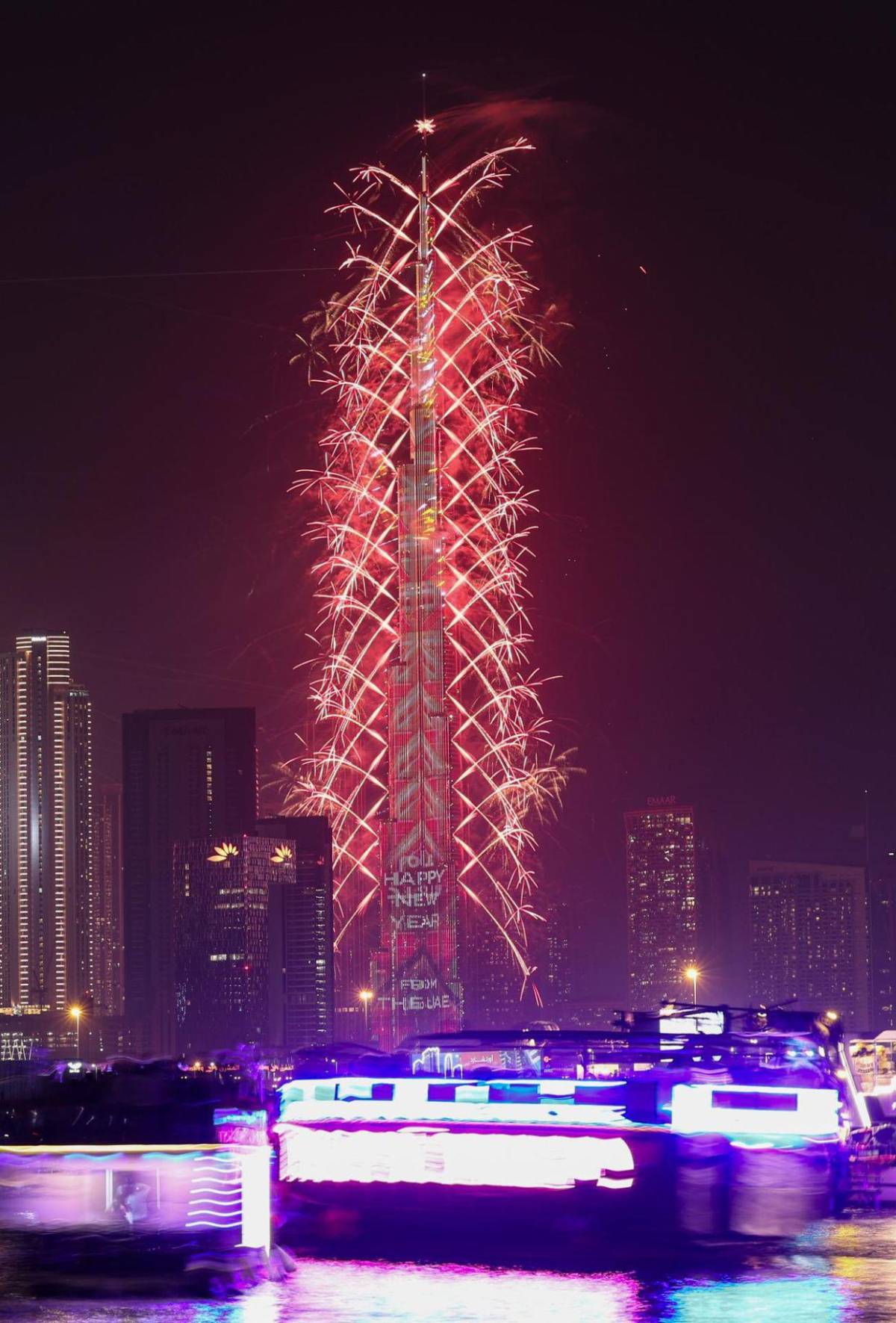 En fotos: así recibió Dubái el Año Nuevo 2025