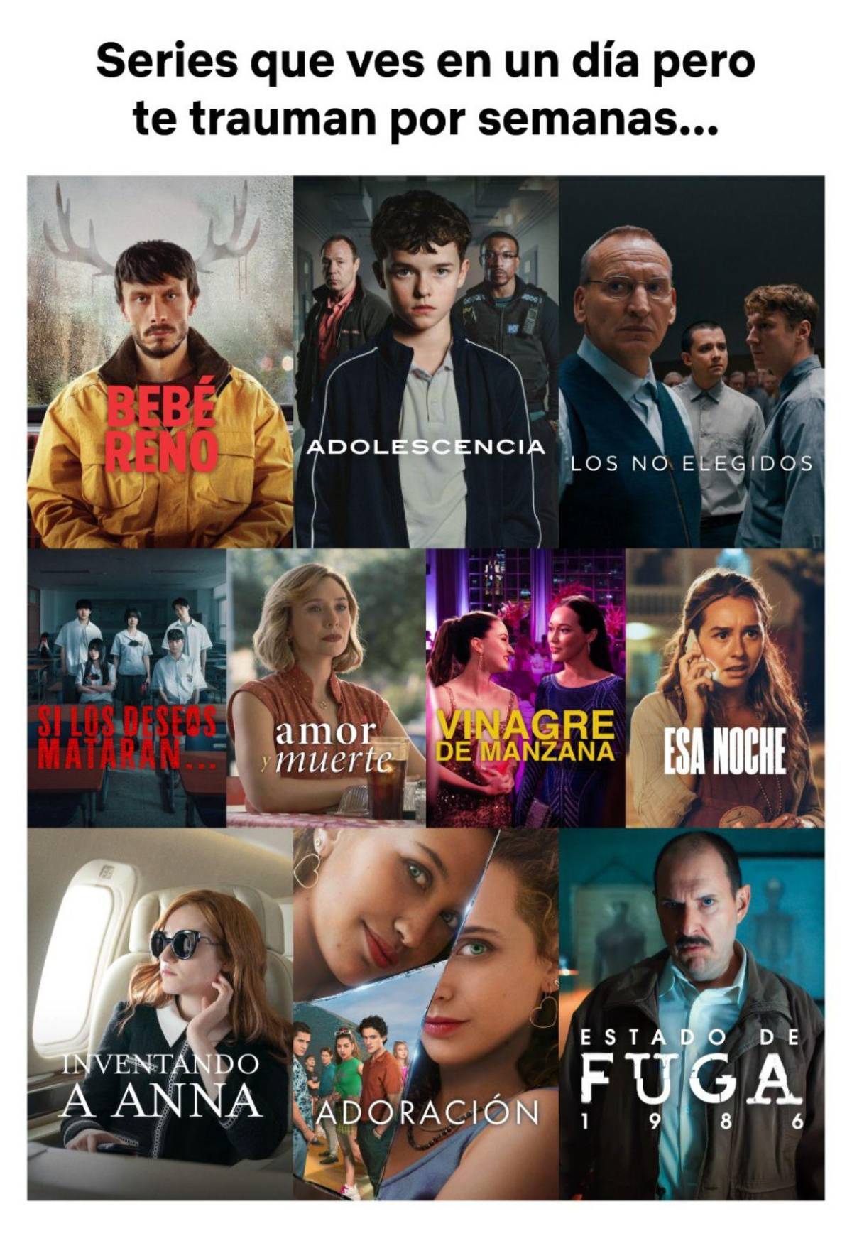 Top 10 en Netflix: miniseries para ver en un día y traumarse de por vida