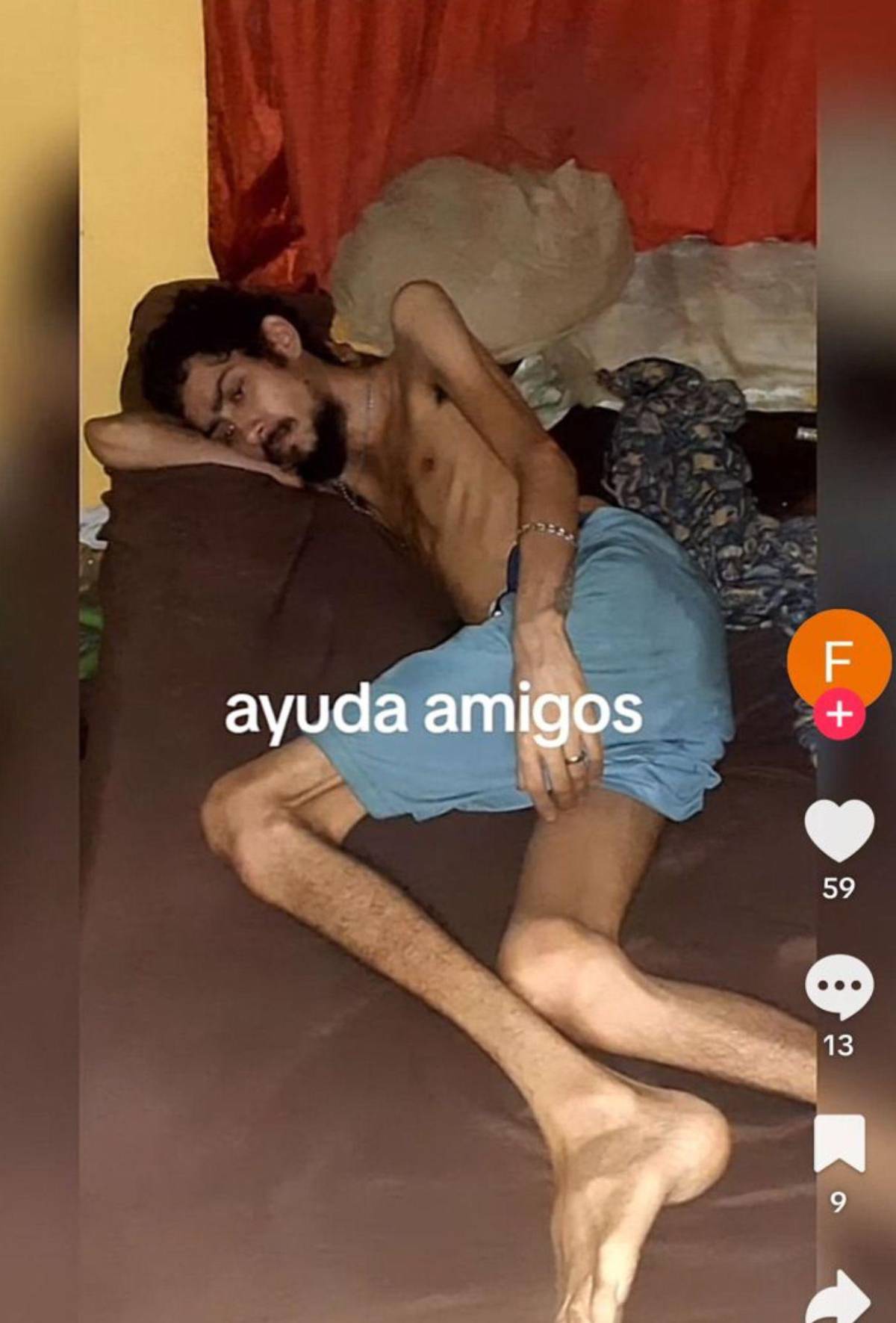 Joven de La Ceiba clama por TikTok un cupo en el hospital: A veces no tengo ni para un vaso de leche