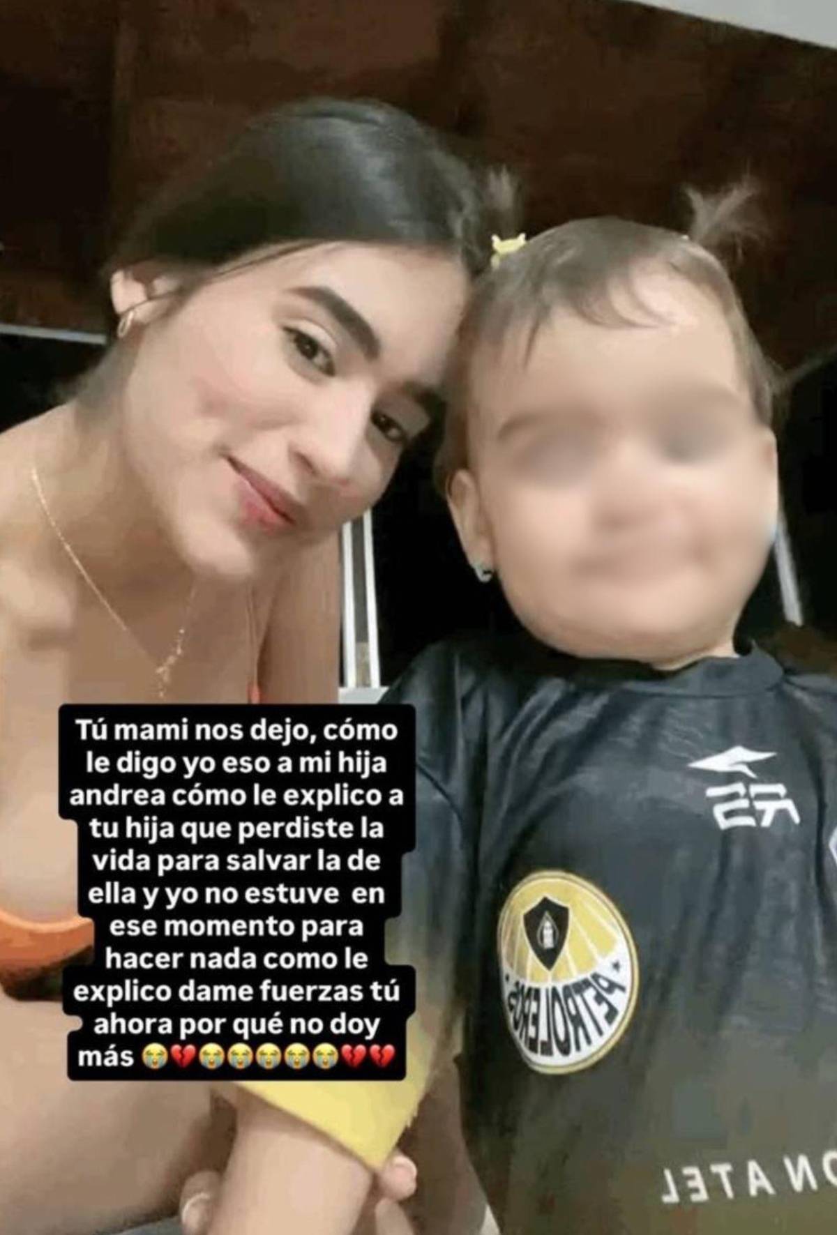Esposa de futbolista de Venezuela muere en terremoto: ella usó su cuerpo para proteger a su hija