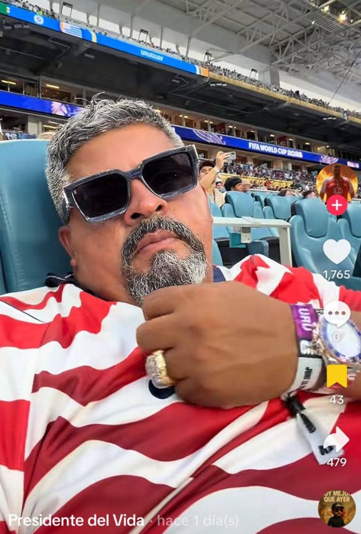 Primera fila en el Mundial: Presidente del Vida y sus lujos viviendo en Estados Unidos