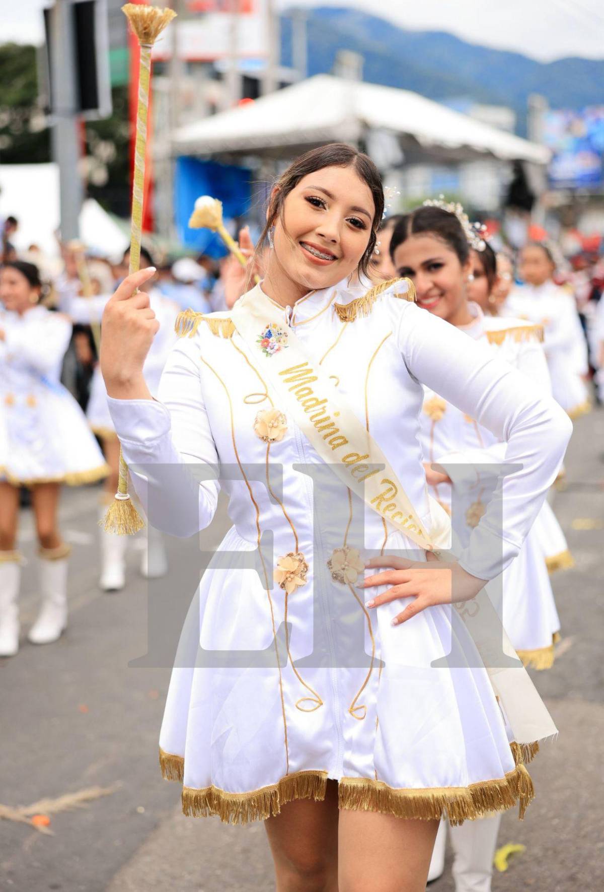 Las palillonas más bellas de los desfiles en San Pedro Sula este 2025