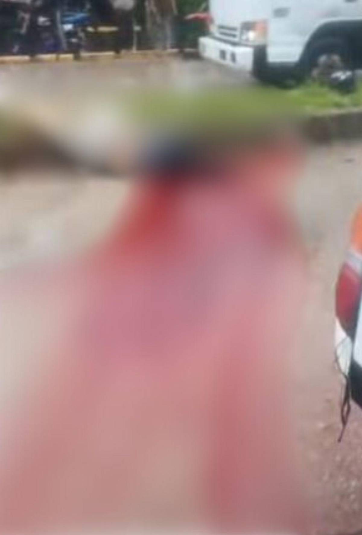 Joven muere decapitado cuando conducía por bulevar en Juticalpa y se enredó en cables