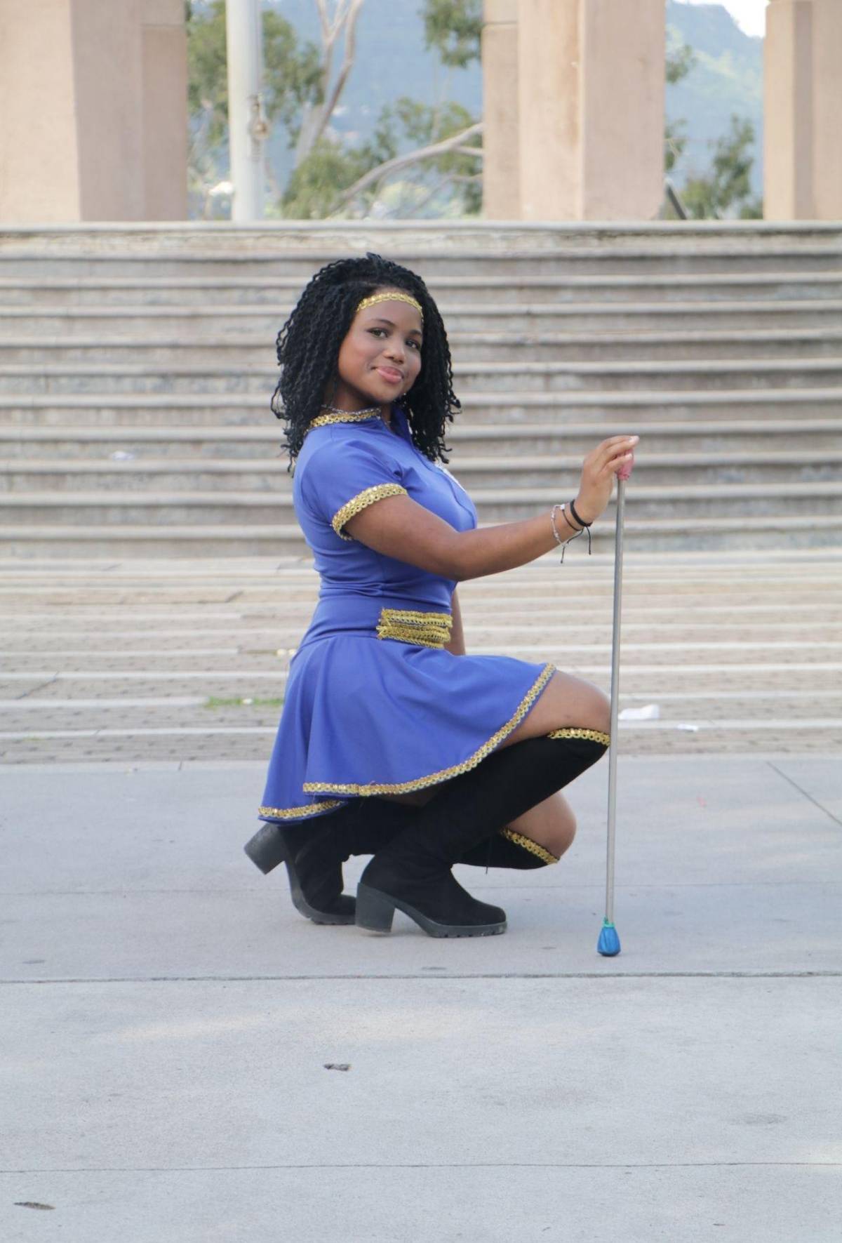 Palillonas del Instituto Yave Nissi están listas para el desfile de independencia