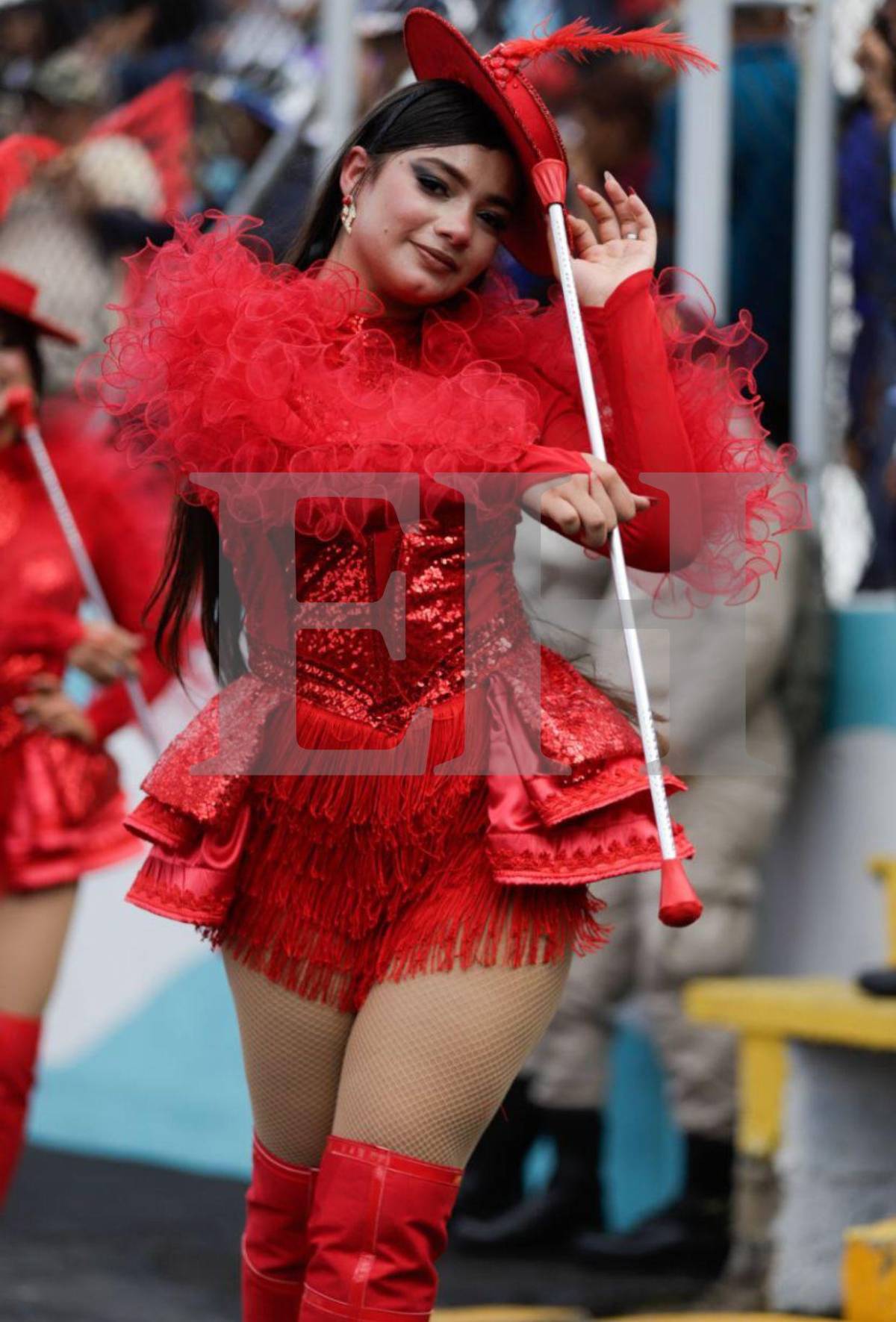 Las palillonas con los rostros más hermosos en los desfiles del 15 de septiembre en Tegucigalpa