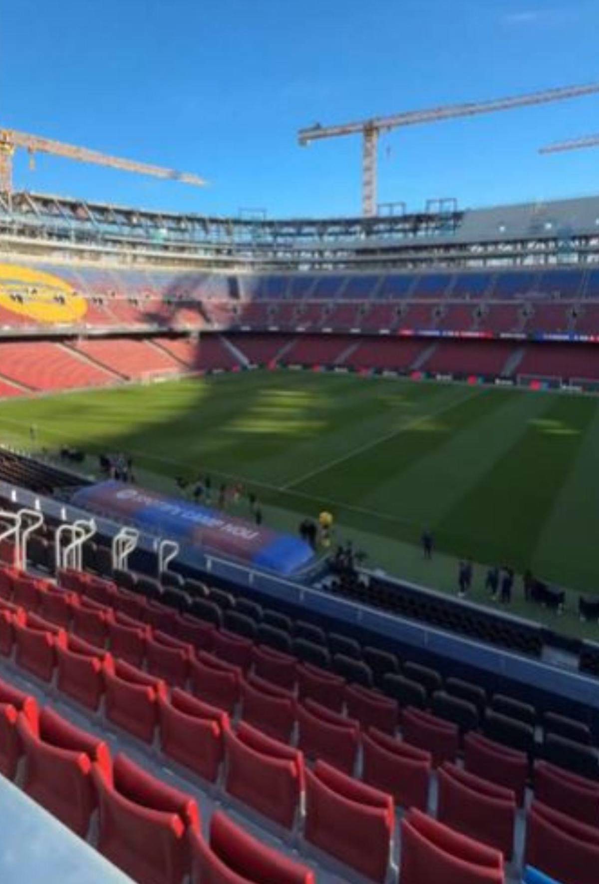 ¡Una belleza! Así está quedando el estadio Camp Nou del Barcelona con su remodelación