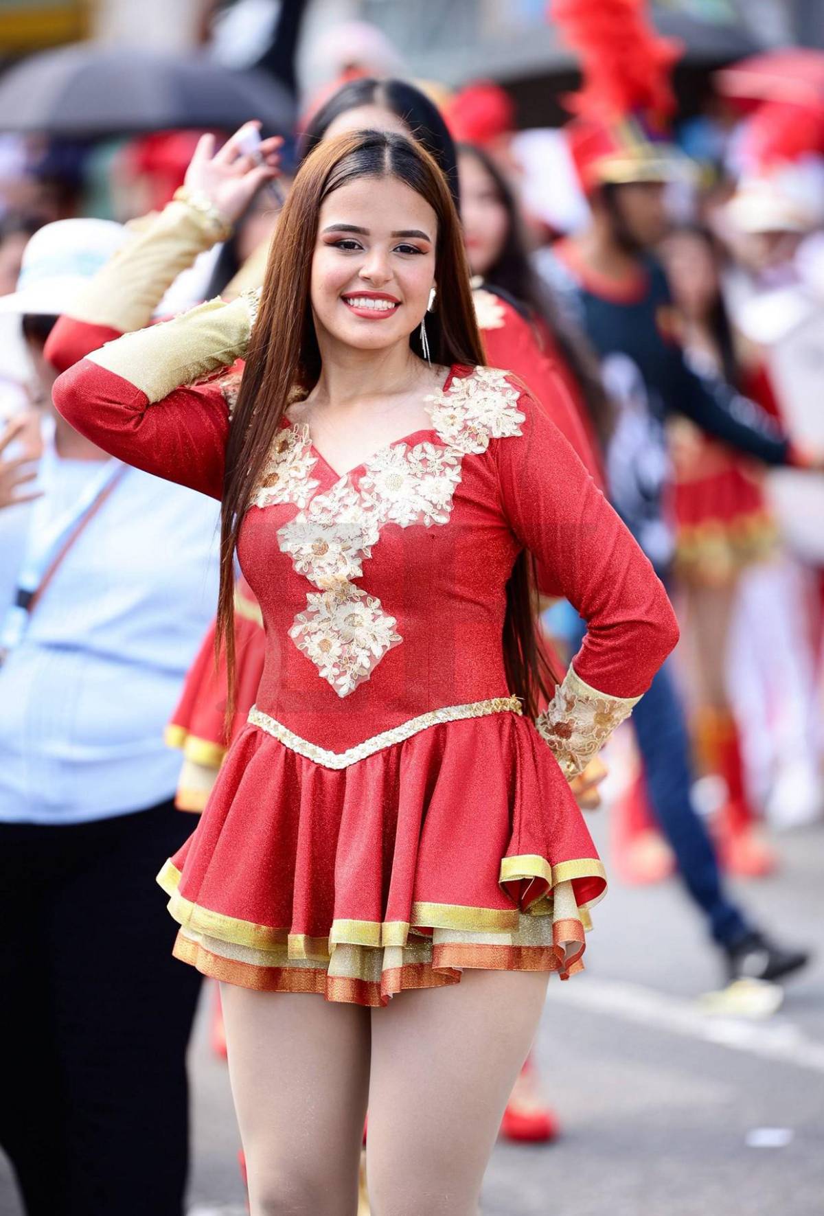 Abigaíl Ortega, del Liceo Morazánico, una de las palillonas que más impactó en SPS