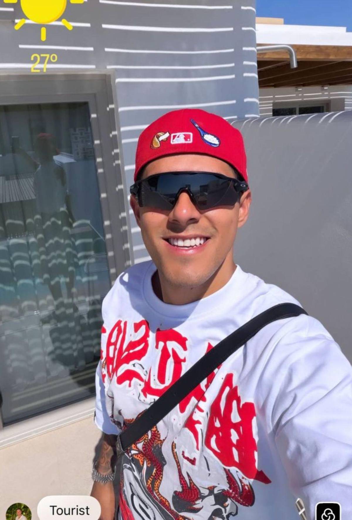 Así son las paradisíacas vacaciones de Luis Palma y su bella esposa en Grecia