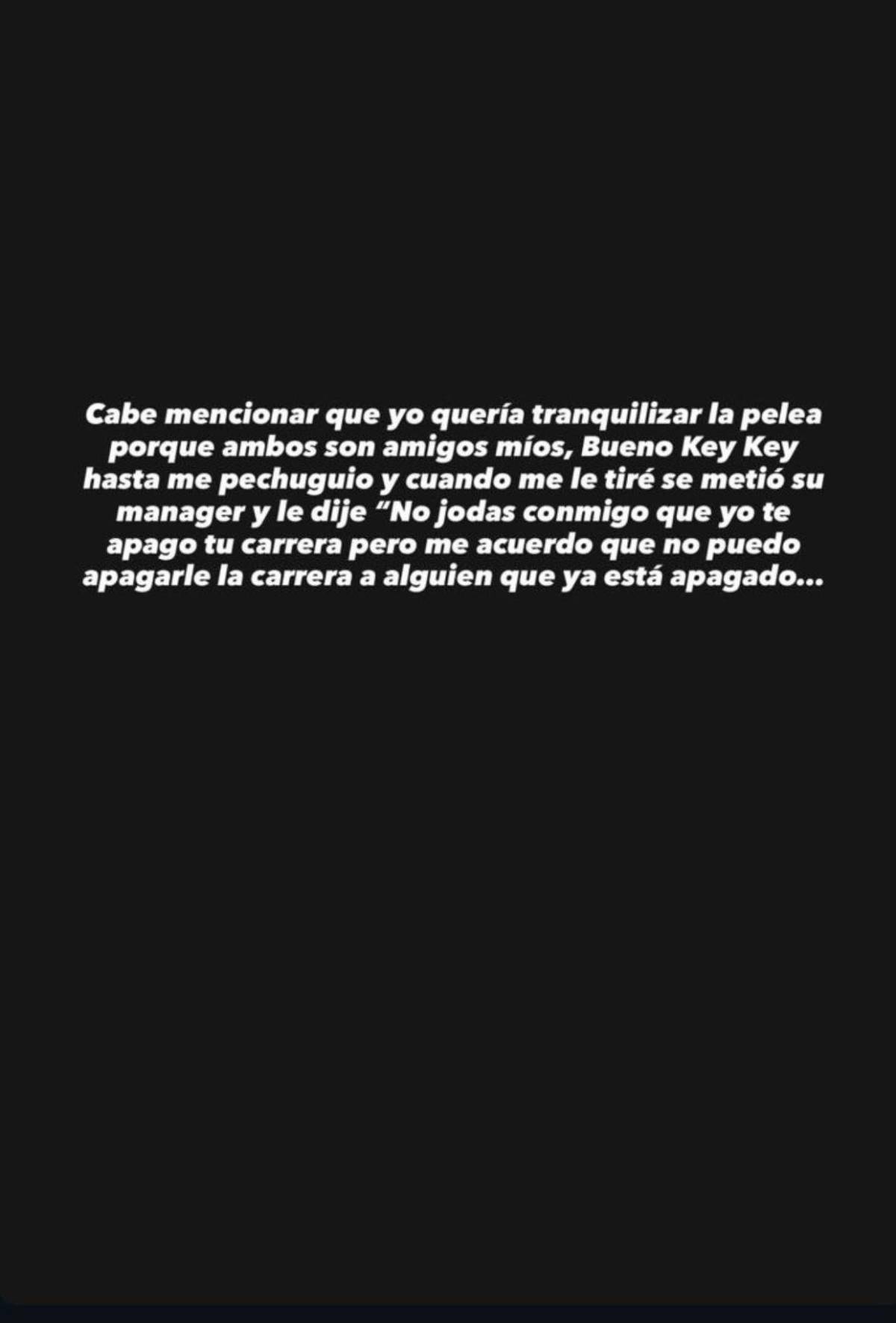 Supremo denuncia que Key Key atacó a Mr. JC: Lo golpearon y lo amenazaron con un arma