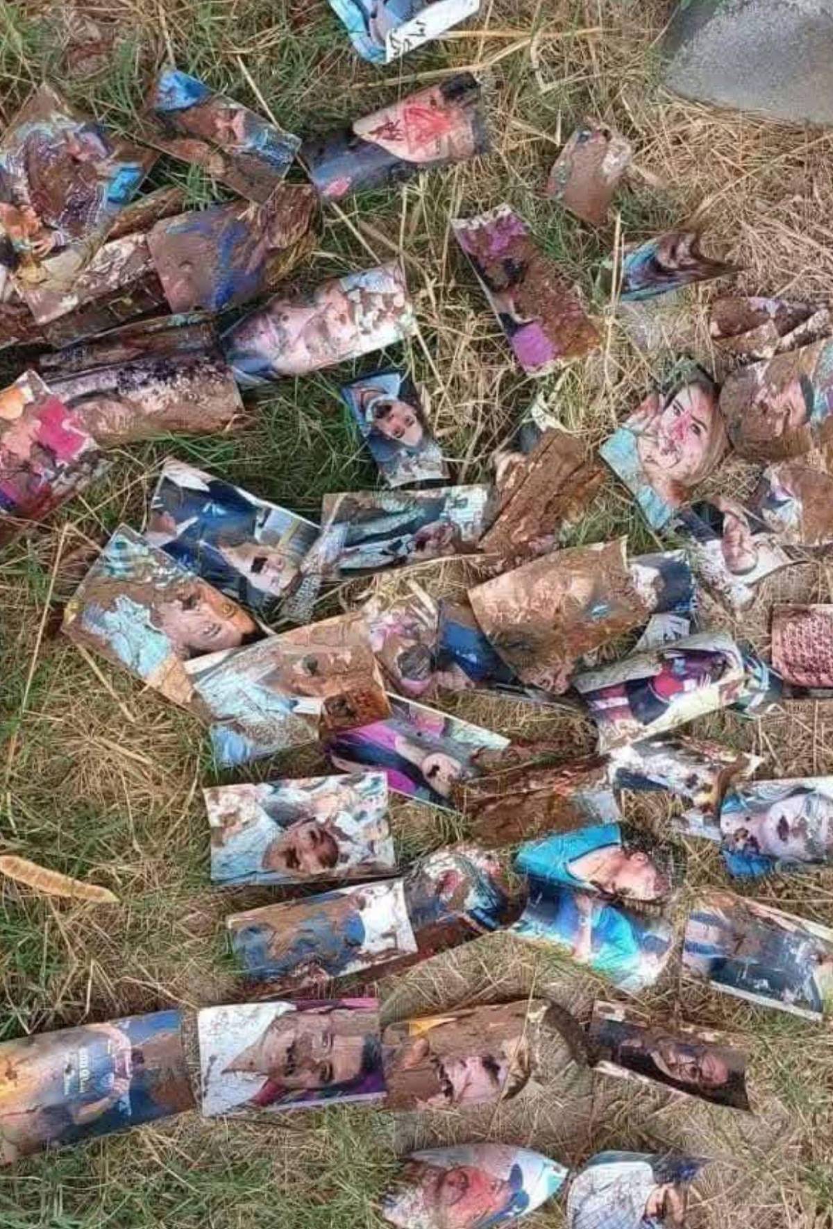 ¿Es cierto que encontraron fotos en cementerio de Tegucigalpa, incluyendo la de una diputada?