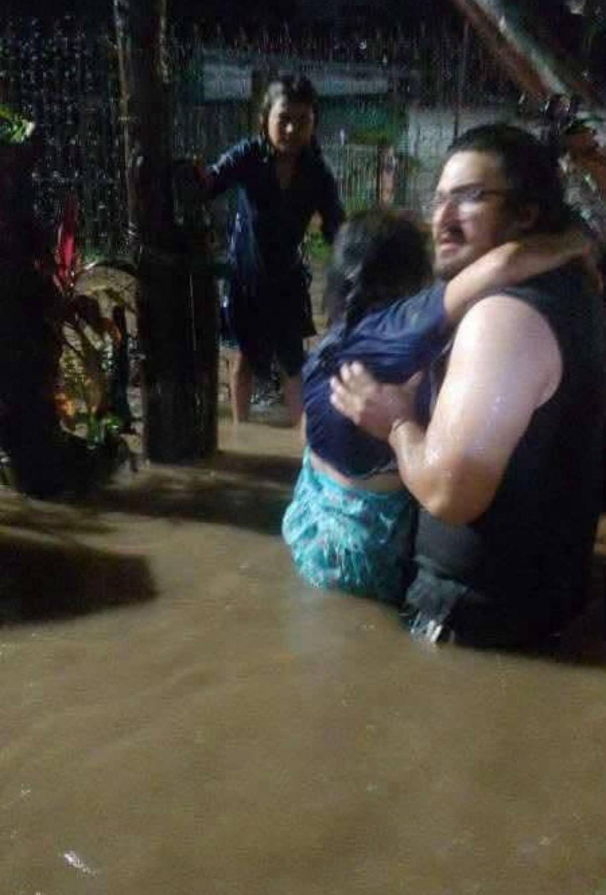 Lluvias dejan inundaciones y personas damnificadas en Santa Cruz de Yojoa
