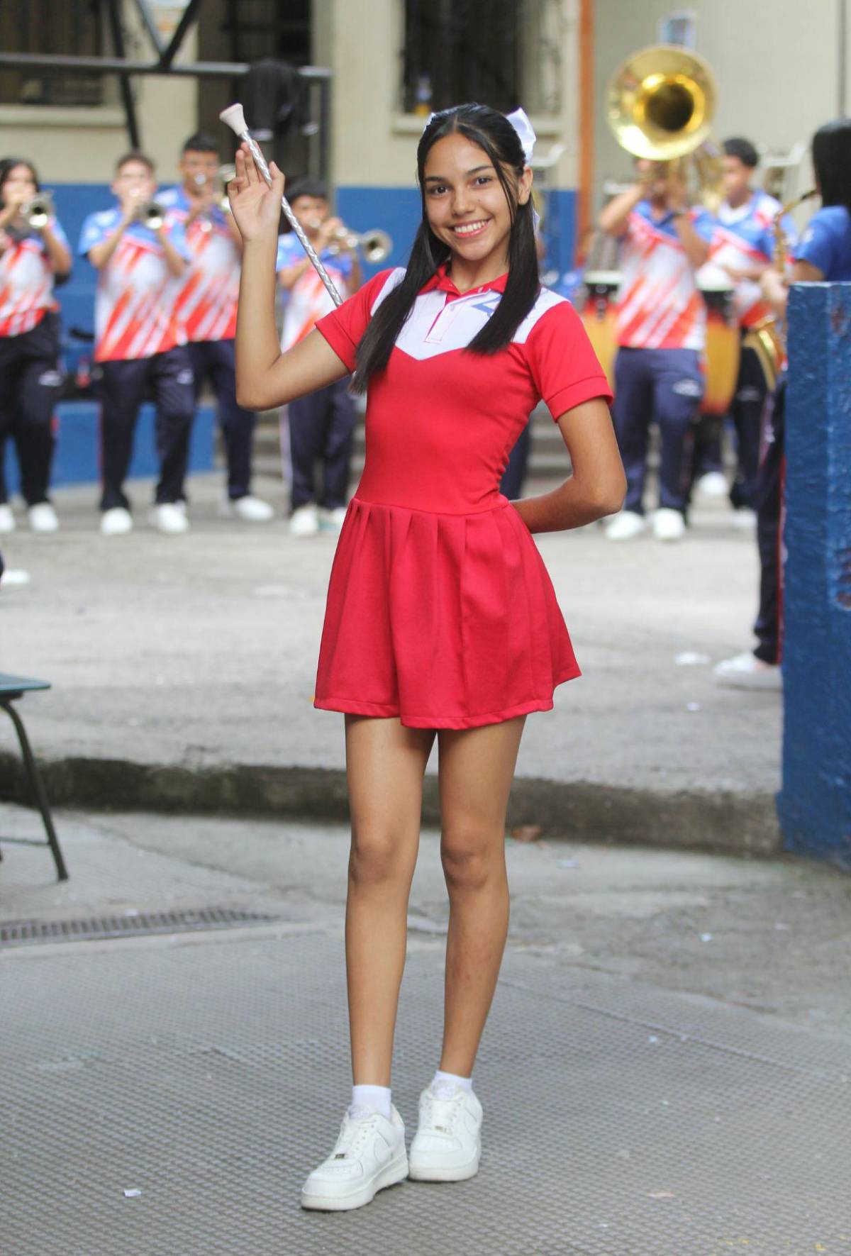 ¿Cómo está integrado el cuadro de palillonas del Liceo San Juan para los desfiles 2025?